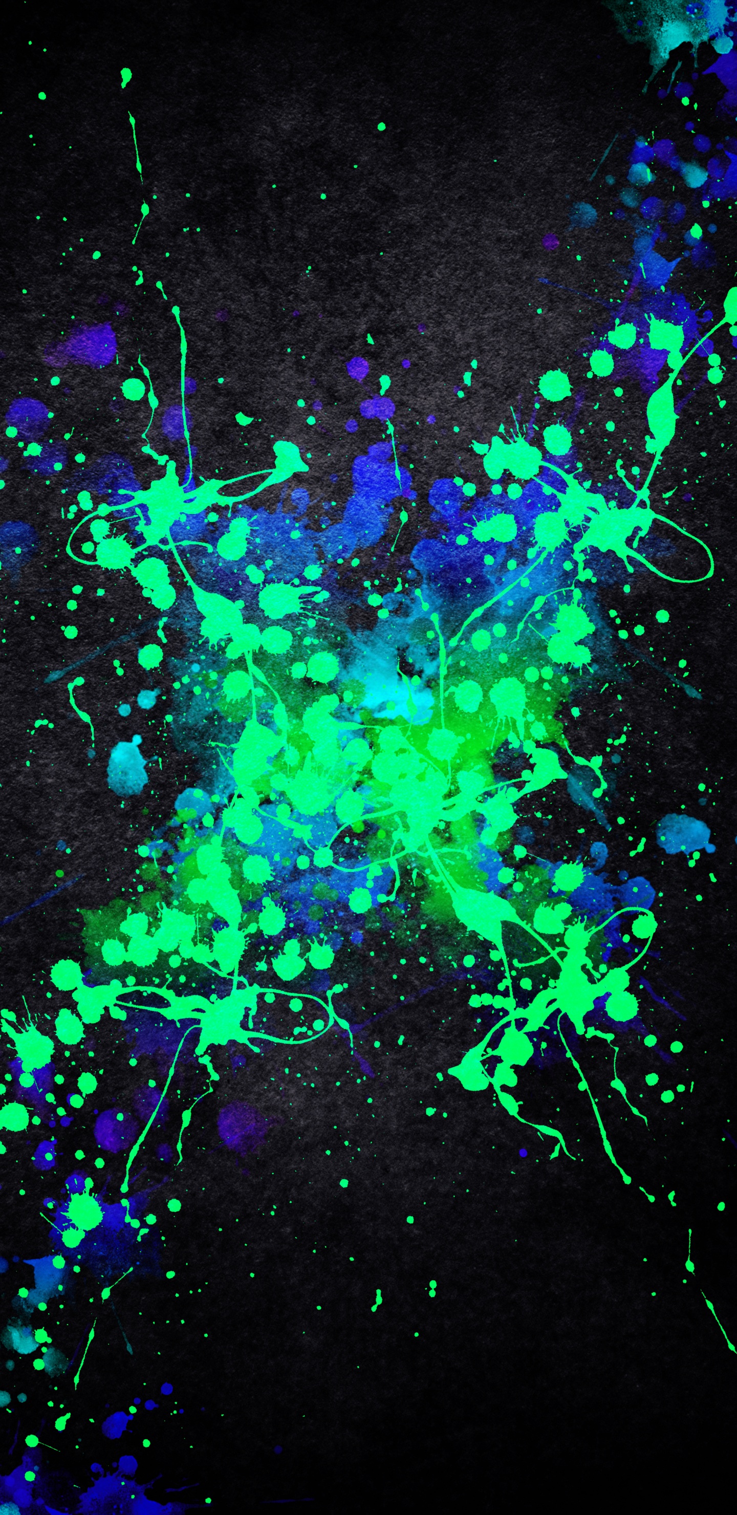 Обои свет, фрактальное искусство, вода, жидкость, жидкий в разрешении 1440x2960