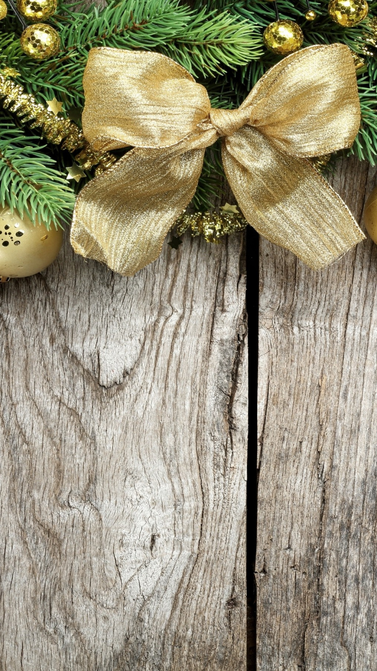 Обои Рождественский день, рождественский орнамент, Новый год, Рождественские украшения, елка в разрешении 750x1334