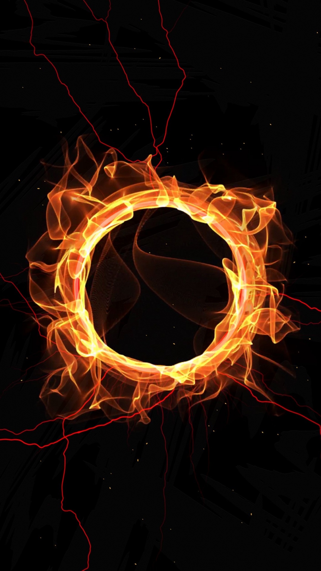 Обои винил рэмбо, огонь, вода, пламя, Оранжевый цвет в разрешении 1080x1920