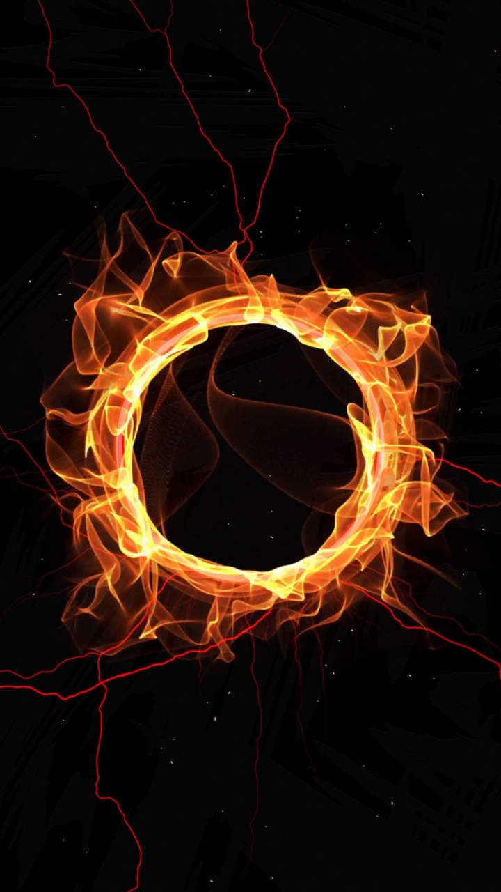 Обои винил рэмбо, огонь, вода, пламя, Оранжевый цвет в разрешении 720x1280