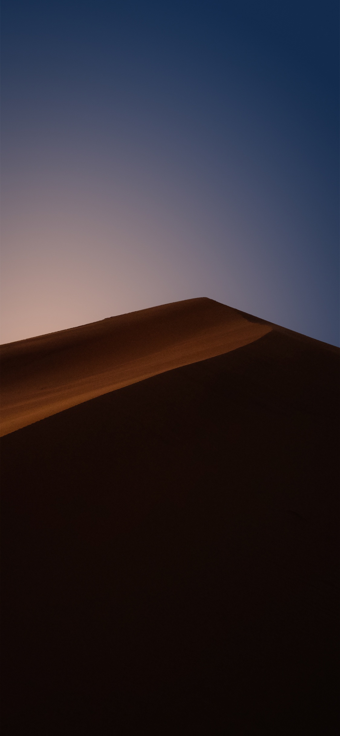 Обои Дюна, поющий песок, коричневый цвет, пейзаж, склон в разрешении 1125x2436