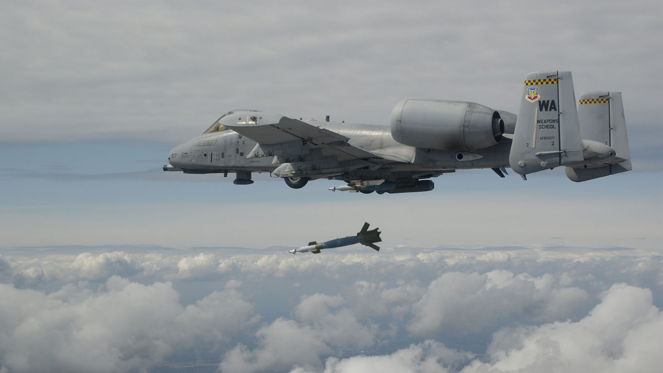Обои военный самолет, воздушные силы, самолет, самолеты, авиация в разрешении 1366x768