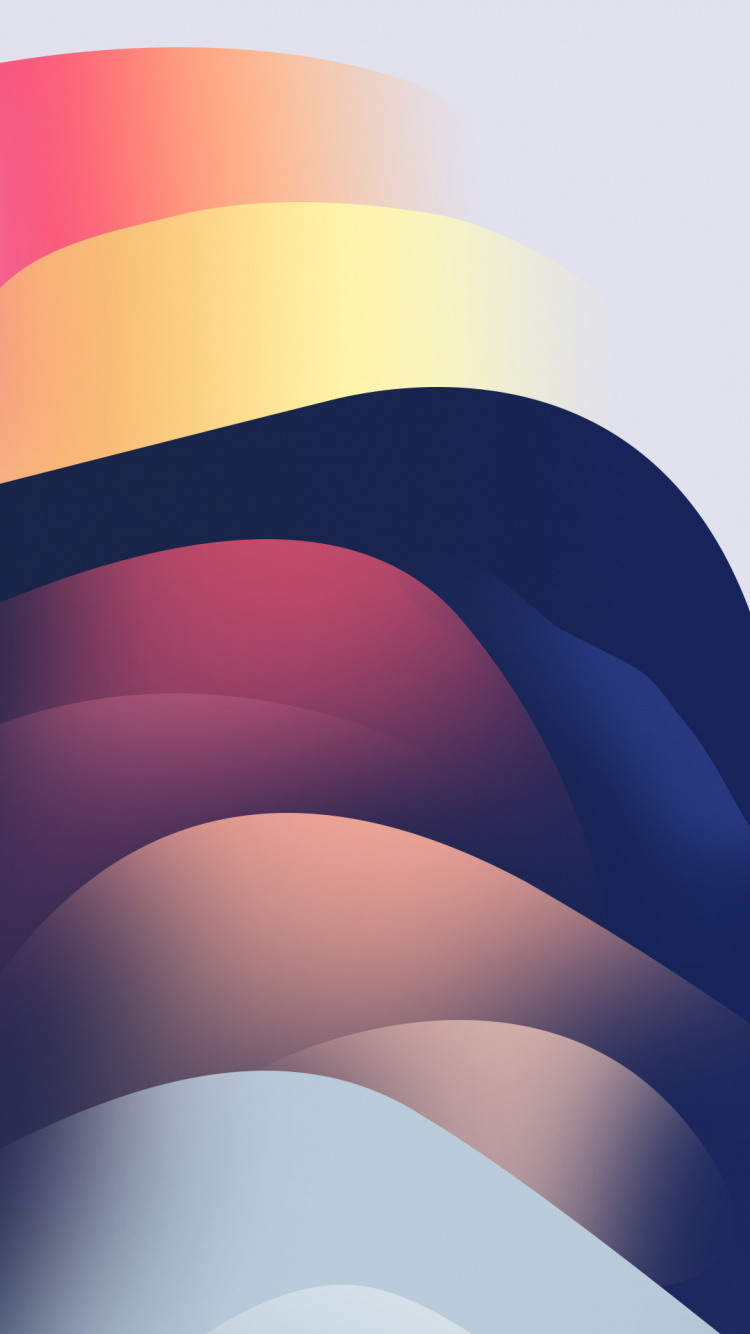 Обои лазурный, розовый, Фиолетовый, арт, материальное свойство в разрешении 750x1334