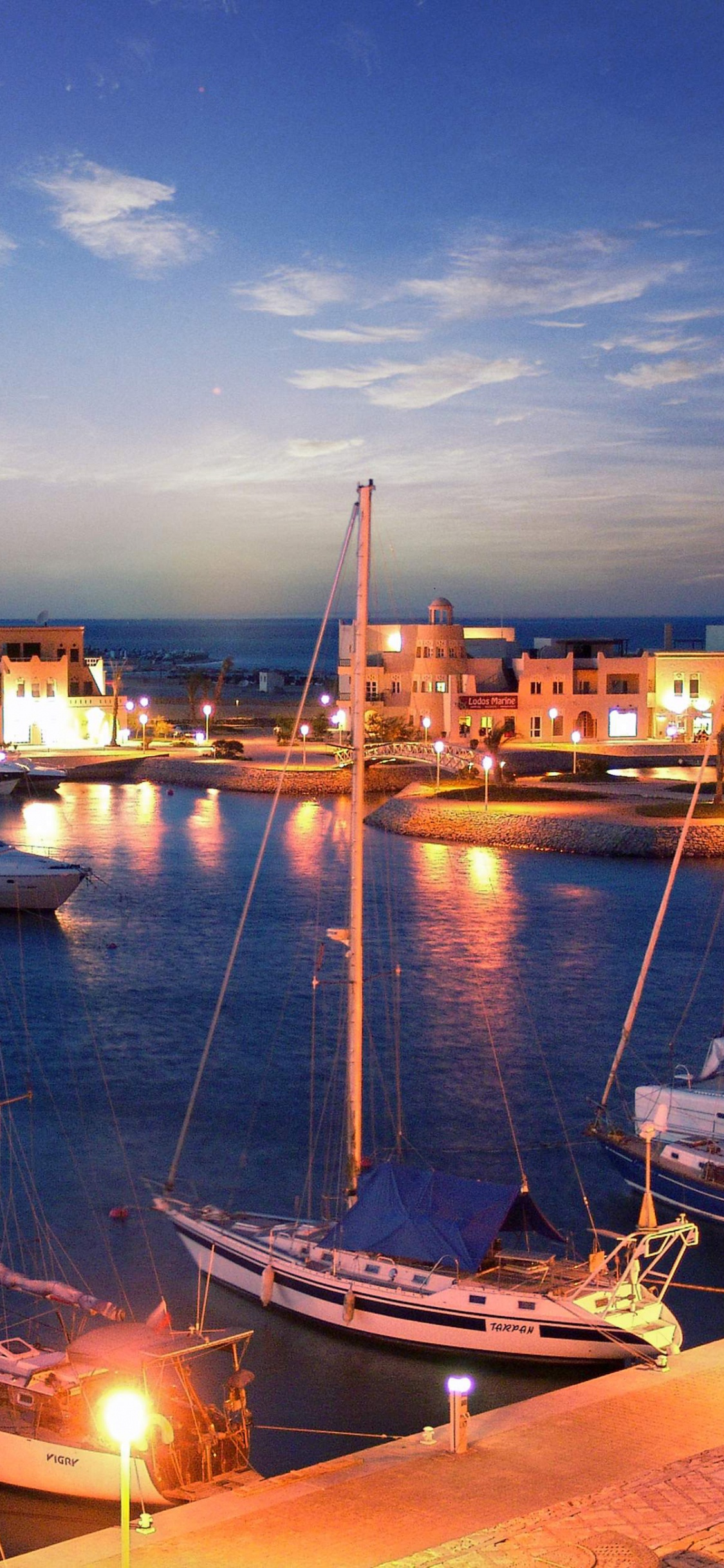 Обои туризм, Марина, гавань, лодка, порт в разрешении 1125x2436