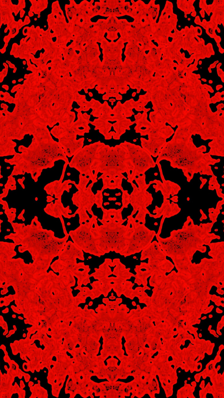 Обои узор, трафарет, визуальное искусство, дизайн, красный цвет в разрешении 750x1334