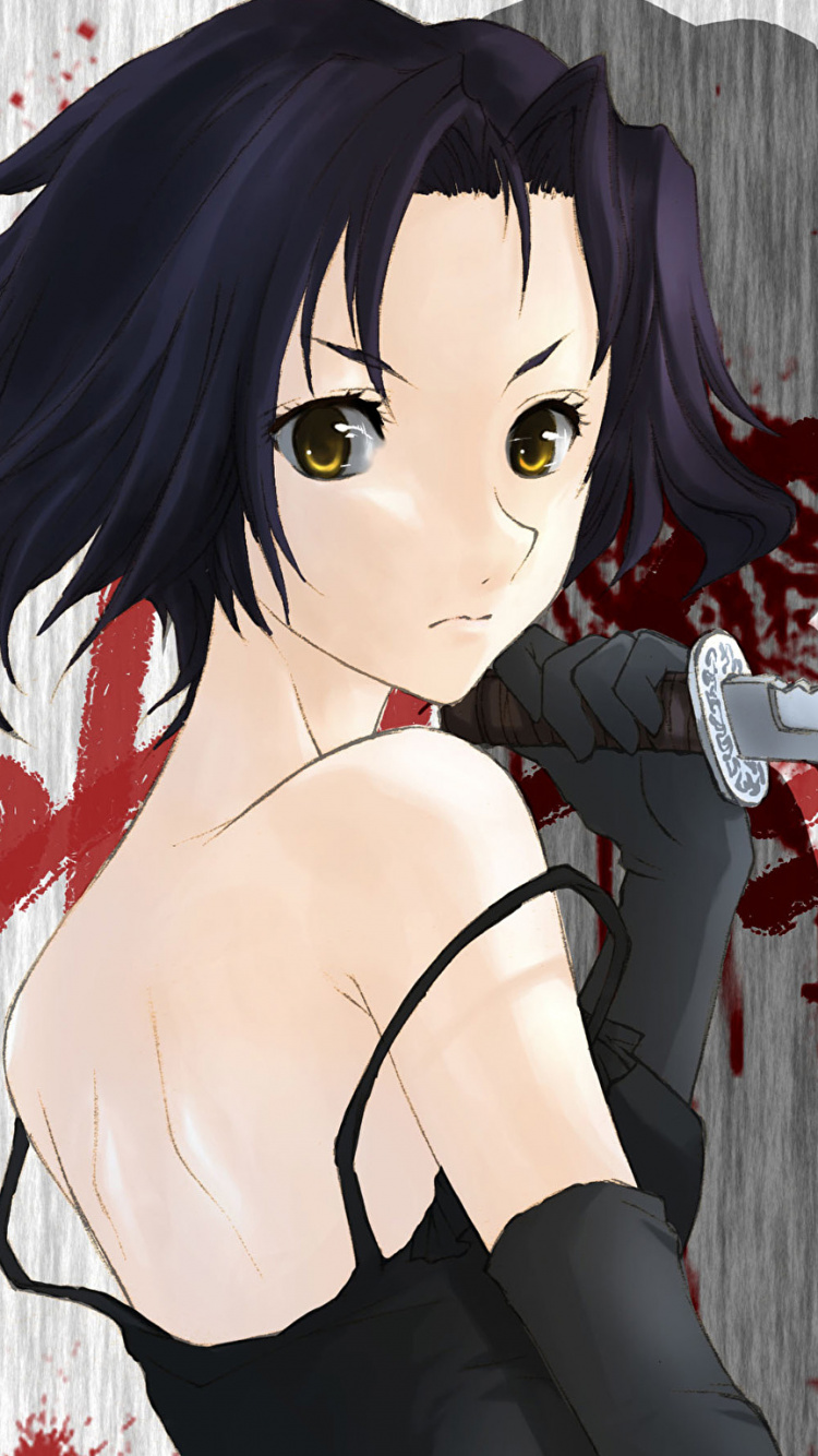 Обои Чейн Лафорет, аниме, химэ вырезать, каштановые волосы, длинные волосы в разрешении 750x1334