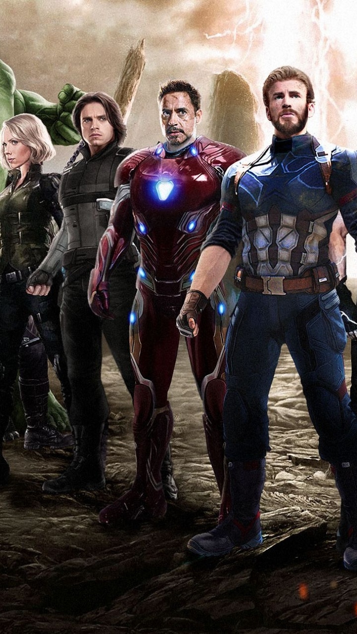 Обои Мстители: Война бесконечности, Клинт Бартон, Черная пантера, фигурка, marvel в разрешении 720x1280