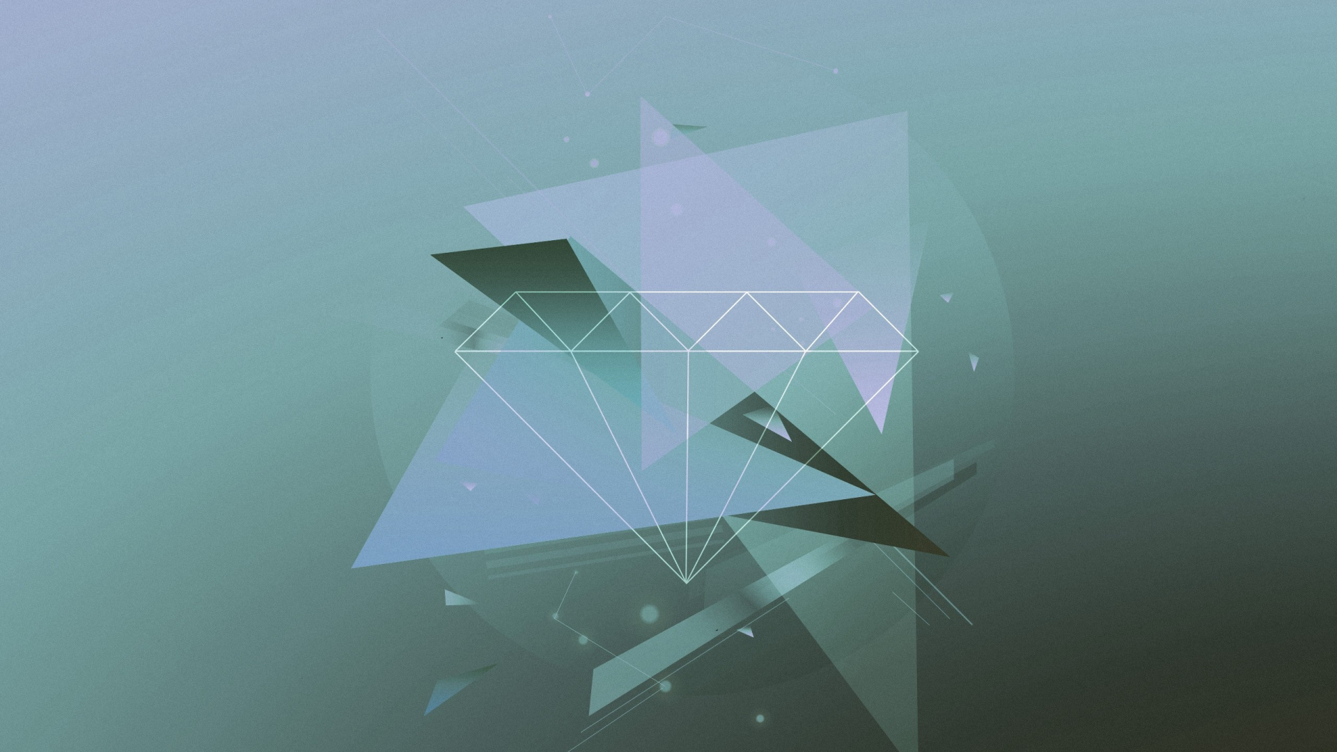 Обои линия, дизайн, треугольник, иллюстрация, архитектура в разрешении 1920x1080