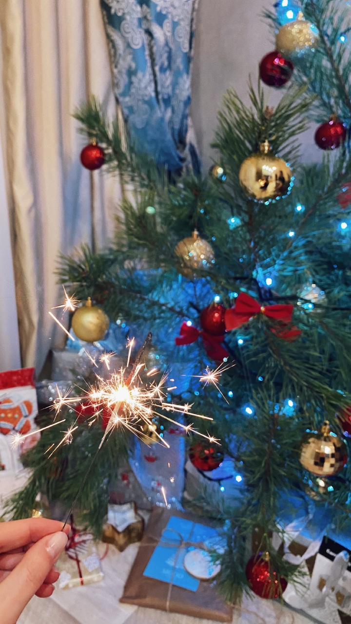 Обои Новый год, Рождество, Рождественский день, елка, пихта в разрешении 720x1280