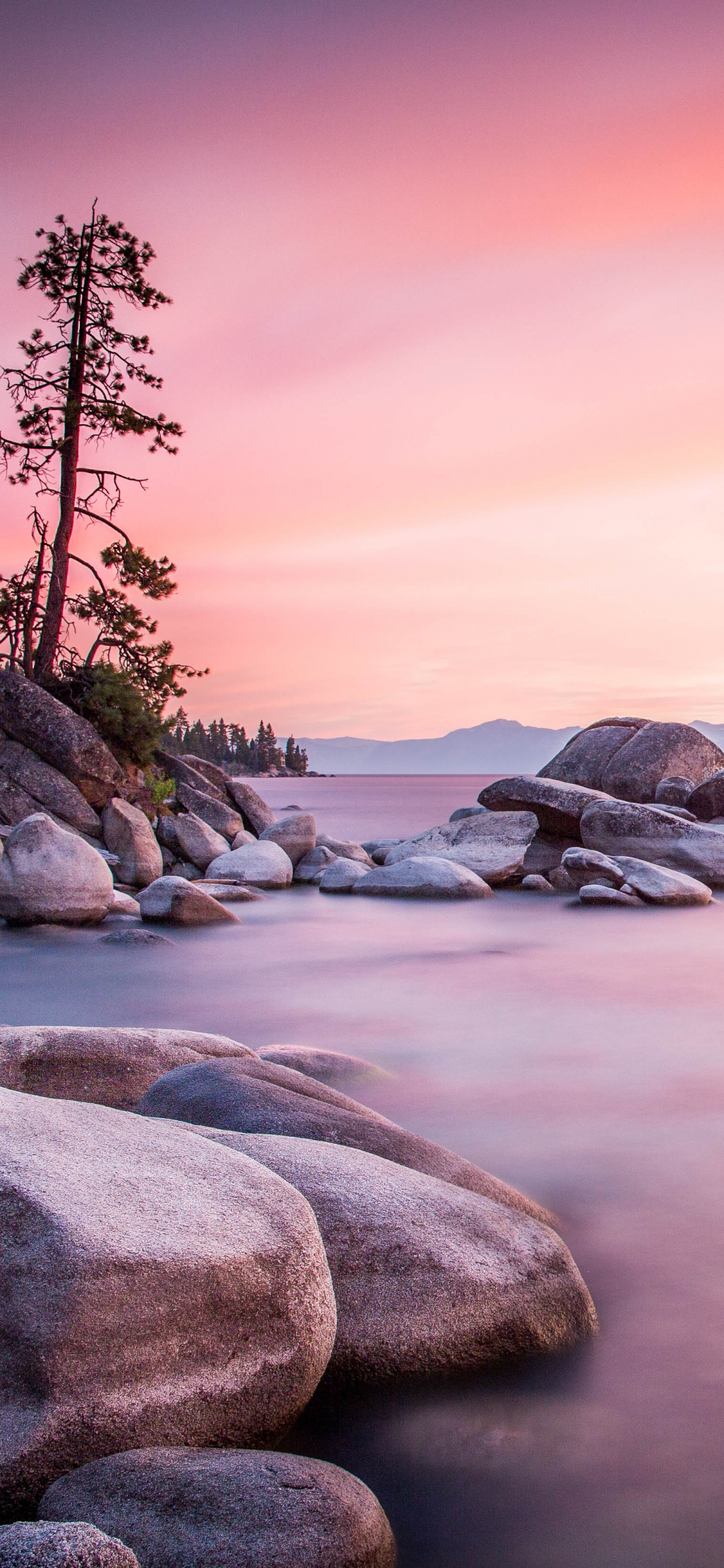 Обои берег, море, водоем, природа, природный ландшафт в разрешении 1125x2436