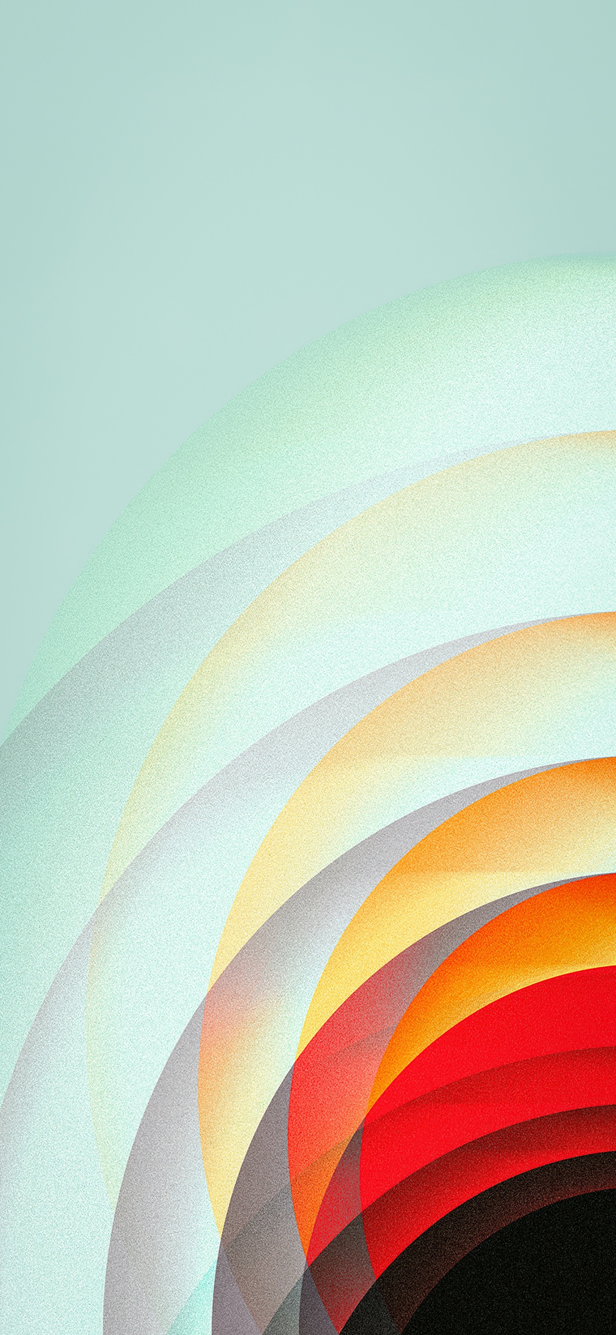 Обои геометрия, Апельсин, арт, полутона и оттенки, пурпурный цвет в разрешении 1242x2688