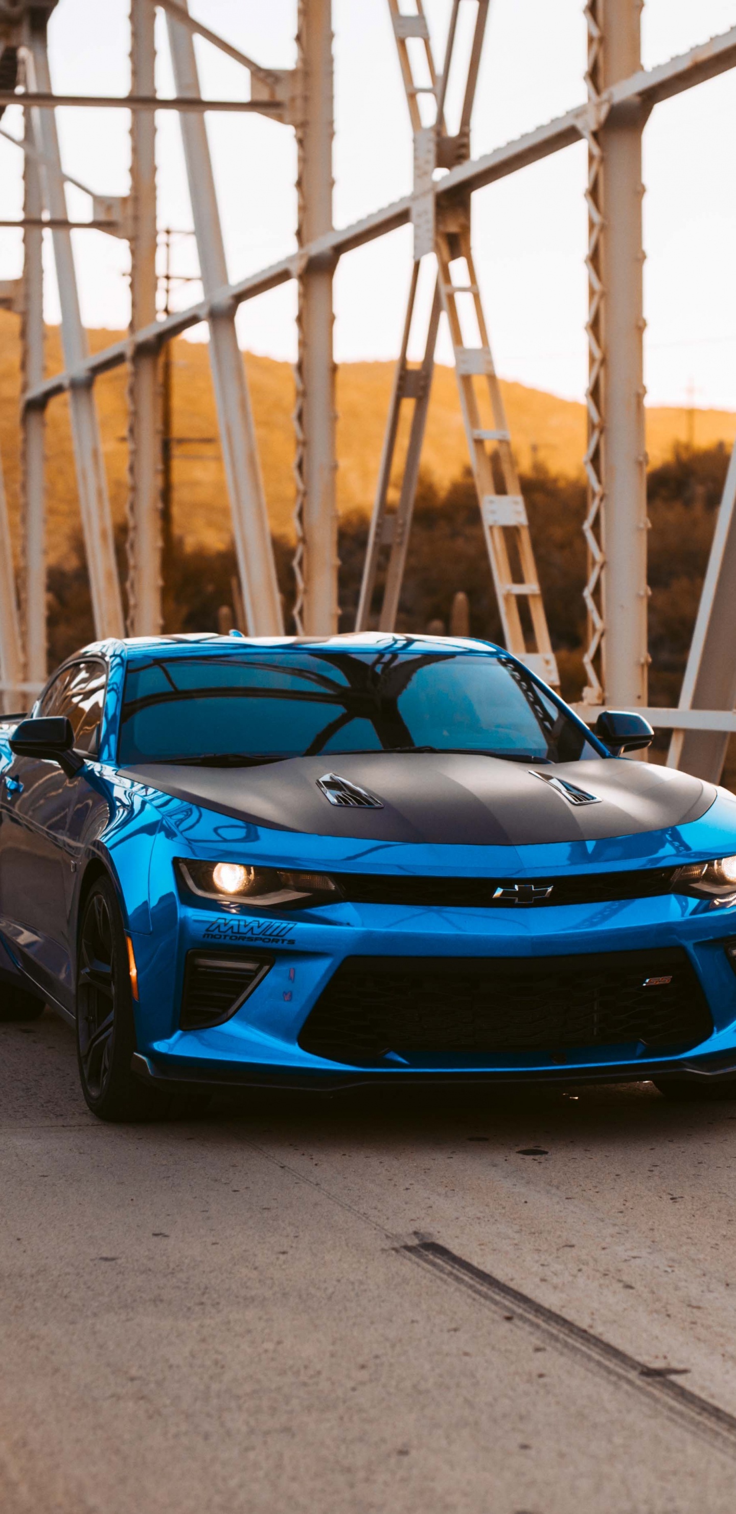 Обои авто, Шевроле, мускул кар, бампер, автомобильный экстерьер в разрешении 1440x2960