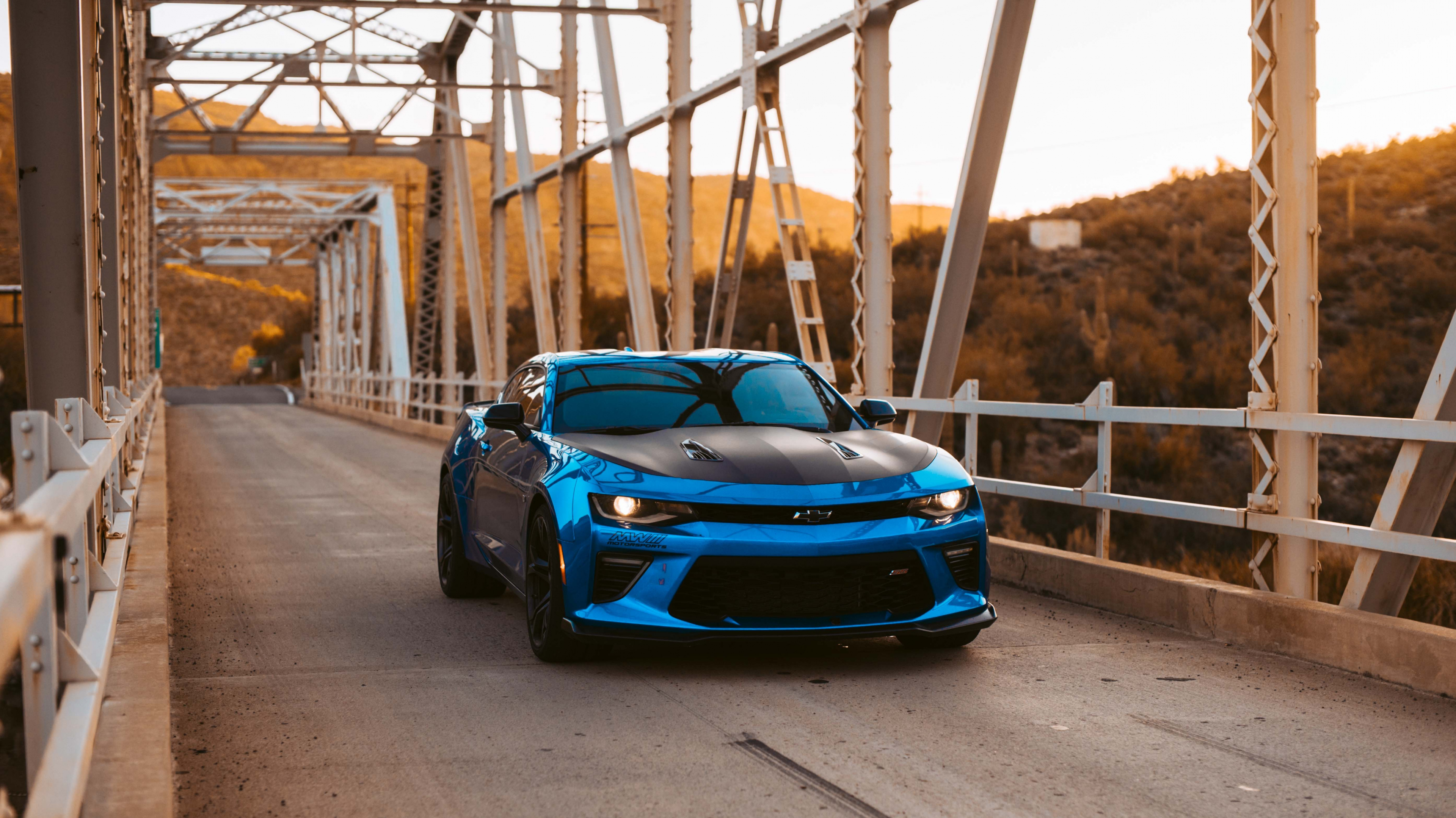 Обои авто, Шевроле, мускул кар, бампер, автомобильный экстерьер в разрешении 3840x2160