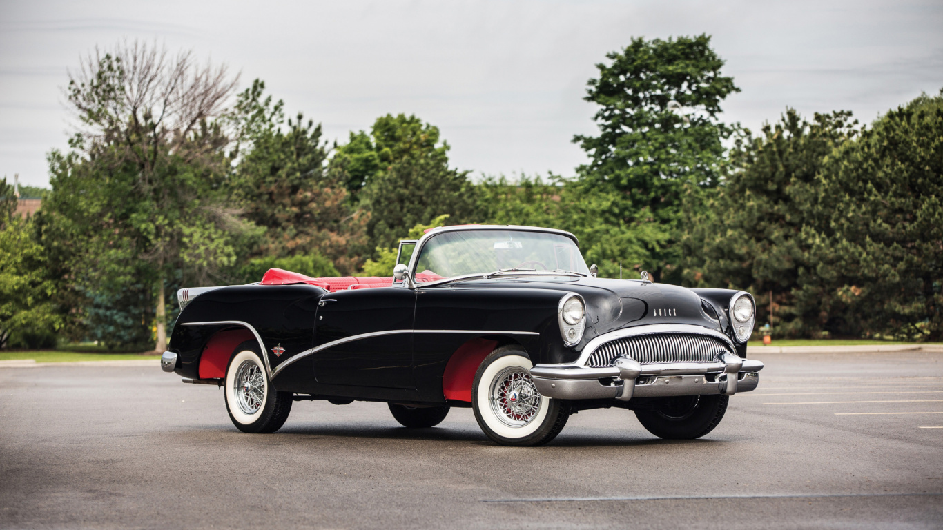 Обои старинный автомобиль, автомобиль среднего размера, легковые автомобили, старинная машина, полный размер автомобиля в разрешении 1366x768