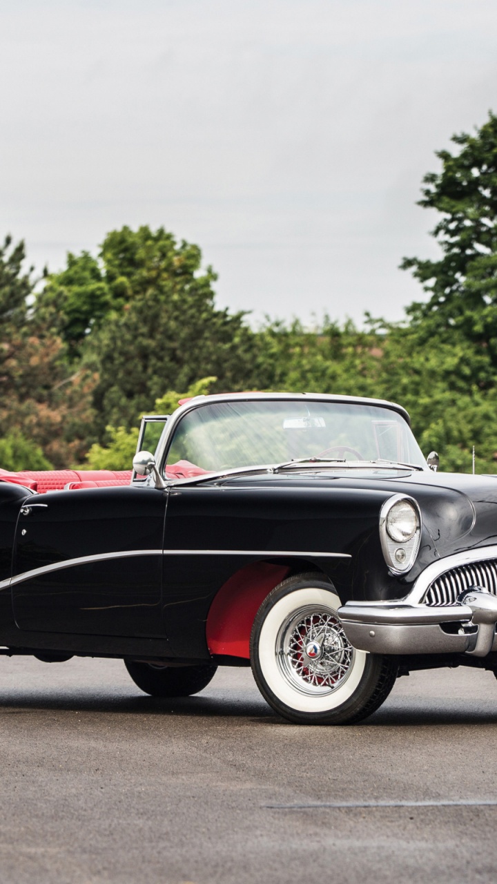 Обои старинный автомобиль, автомобиль среднего размера, легковые автомобили, старинная машина, полный размер автомобиля в разрешении 720x1280