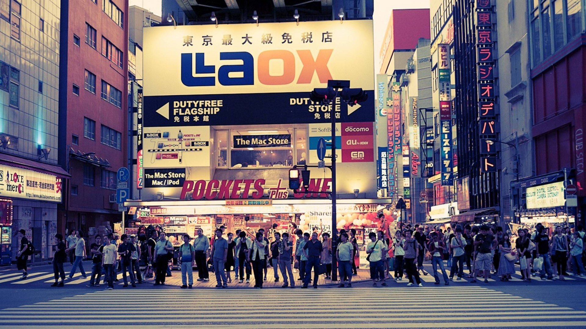 Обои Акихабара, городской район, город, метрополия, улица в разрешении 1920x1080