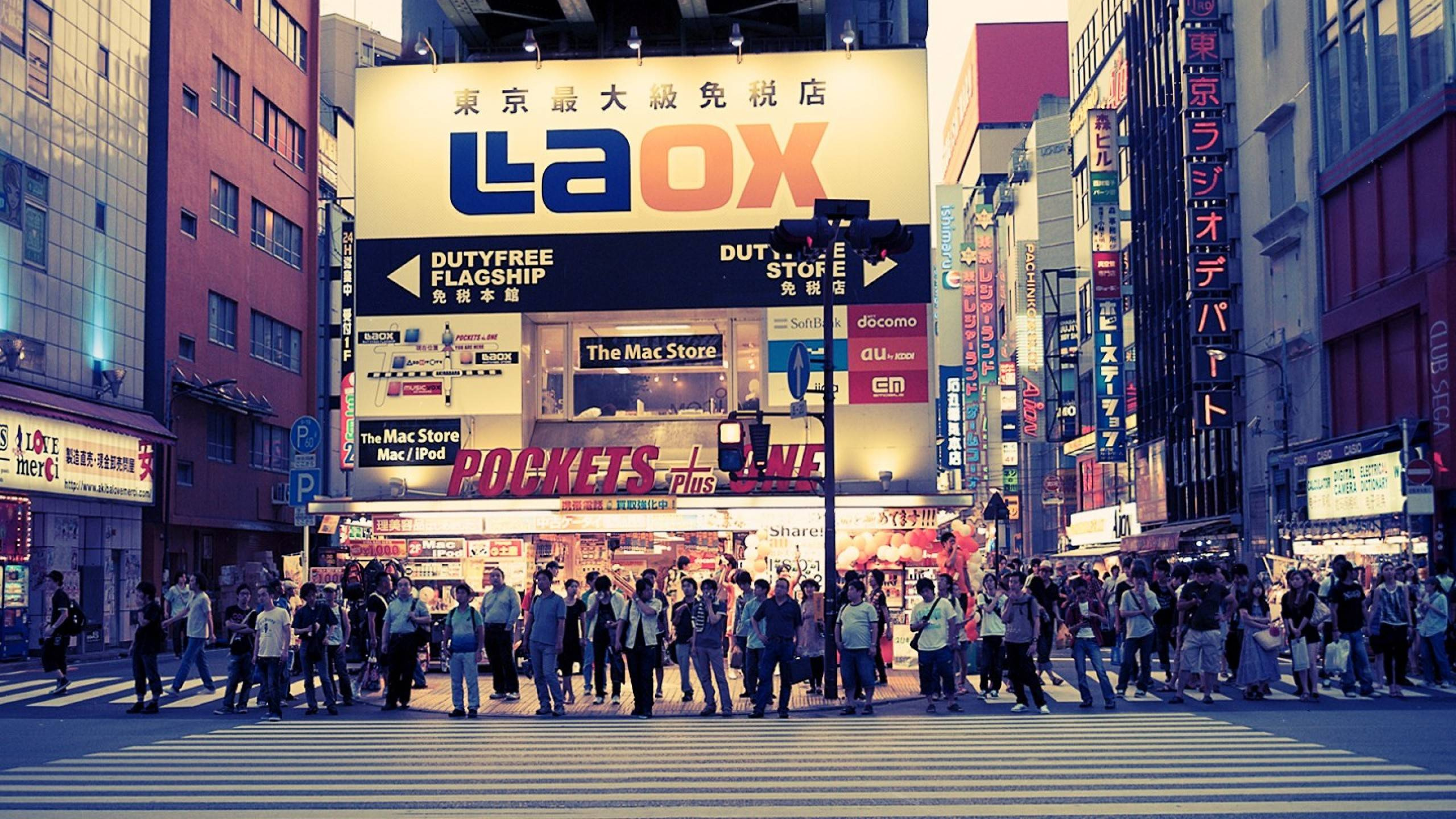 Обои Акихабара, городской район, город, метрополия, улица в разрешении 2560x1440