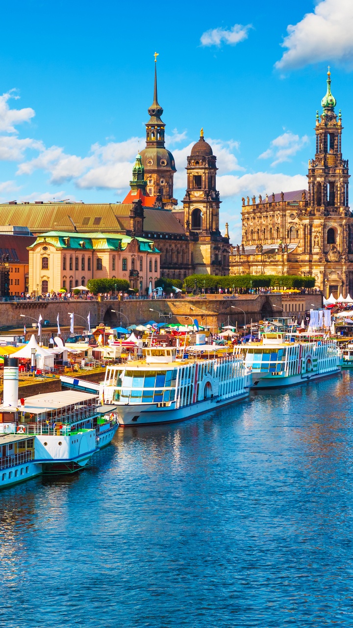 Обои Эльба, реки, перевозка воды, гавань, водный путь в разрешении 720x1280