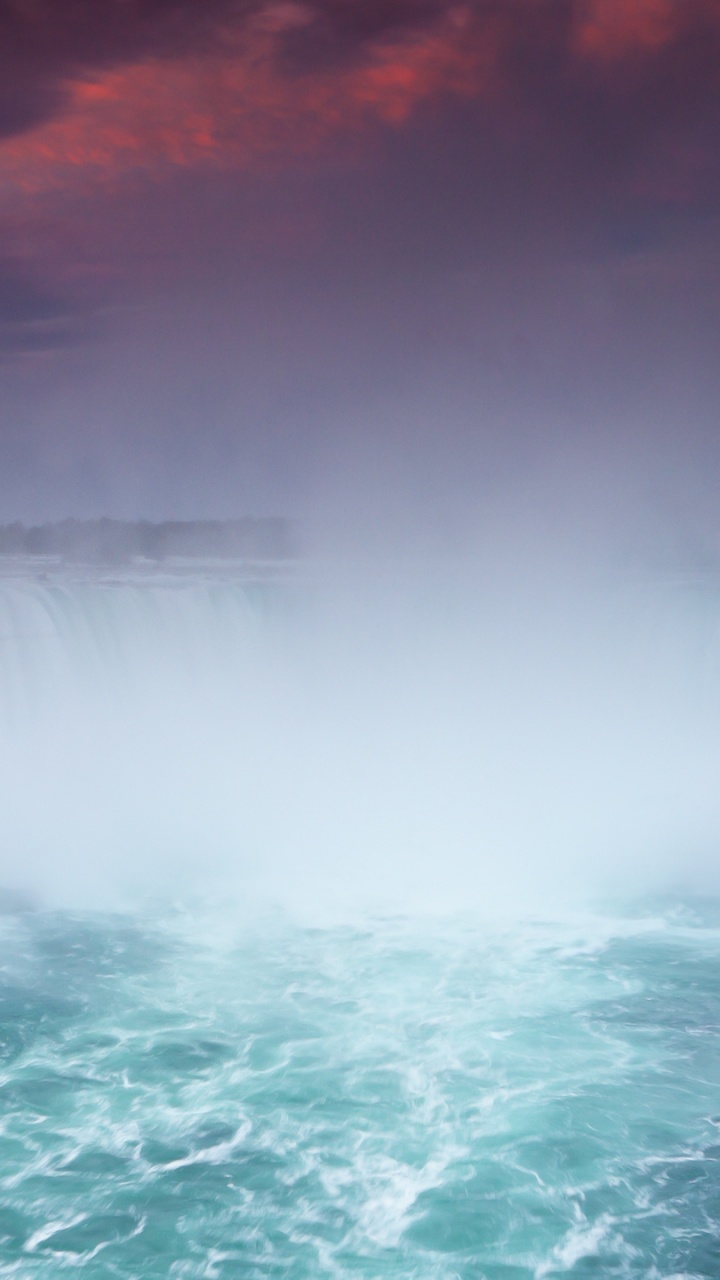 Обои Ниагарский водопад, река Ниагара, водопад, водоем, гидроресурсы в разрешении 720x1280