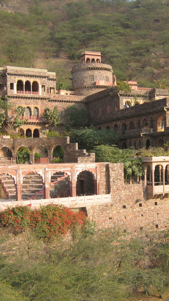 Обои Нимрана Форт-Дворец, здание, древняя история, историческое место, развалины в разрешении 720x1280