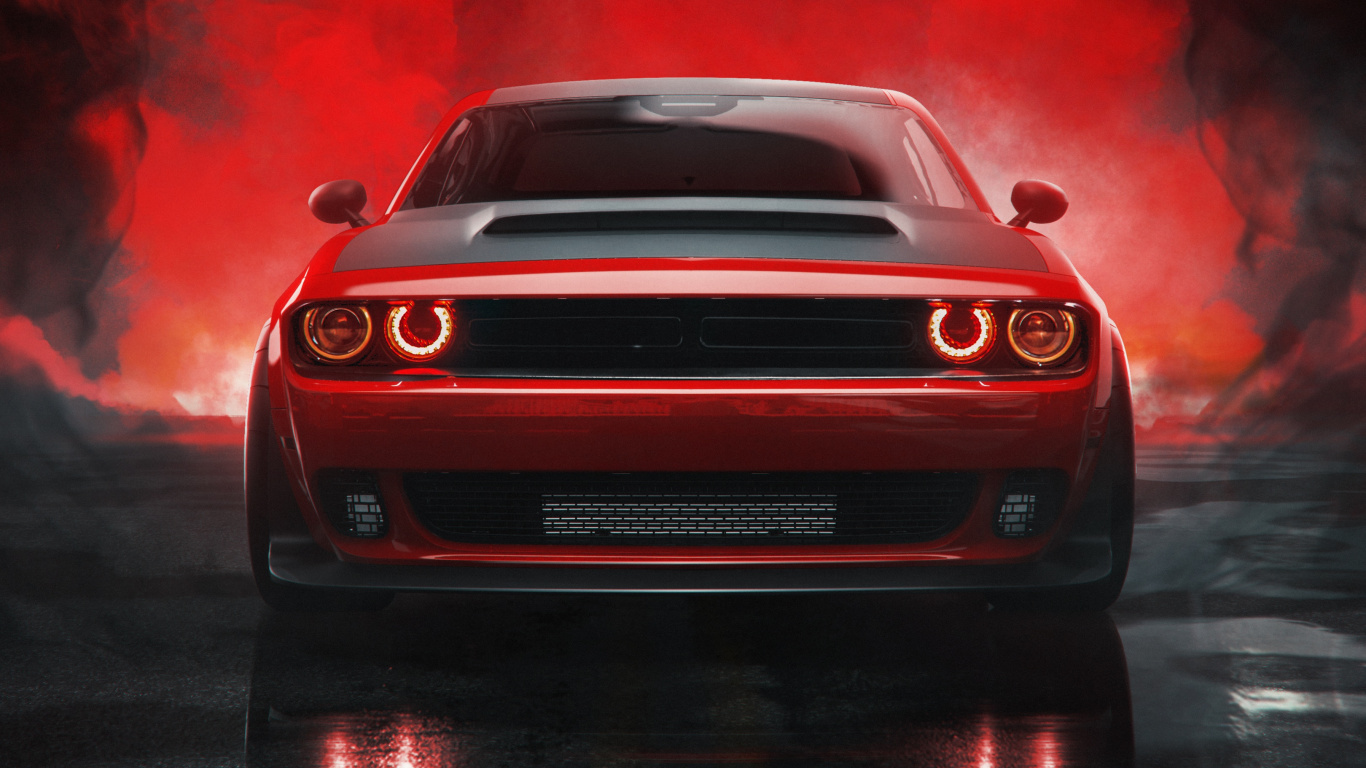 Обои dodge, Додж Чарджер СРТ мегеру, легковые автомобили, спорткар, мускул кар в разрешении 1366x768