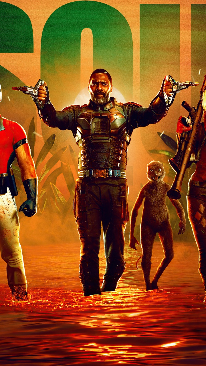 Обои The Suicide Squad 2021 в разрешении 720x1280