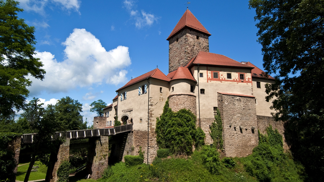 Обои Бург вернберг, Отель Бург Вернберг, замок, средневековая архитектура, здание в разрешении 1280x720