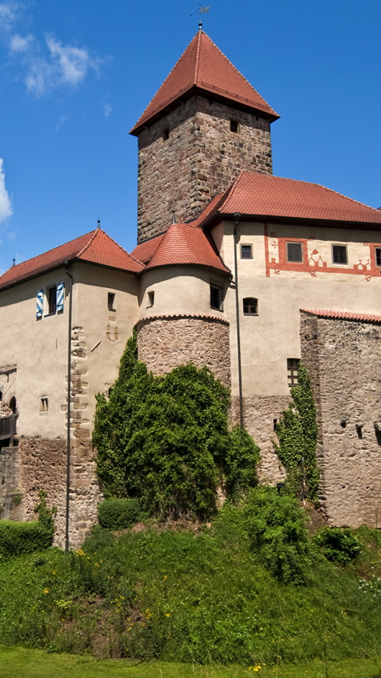 Обои Бург вернберг, Отель Бург Вернберг, замок, средневековая архитектура, здание в разрешении 750x1334