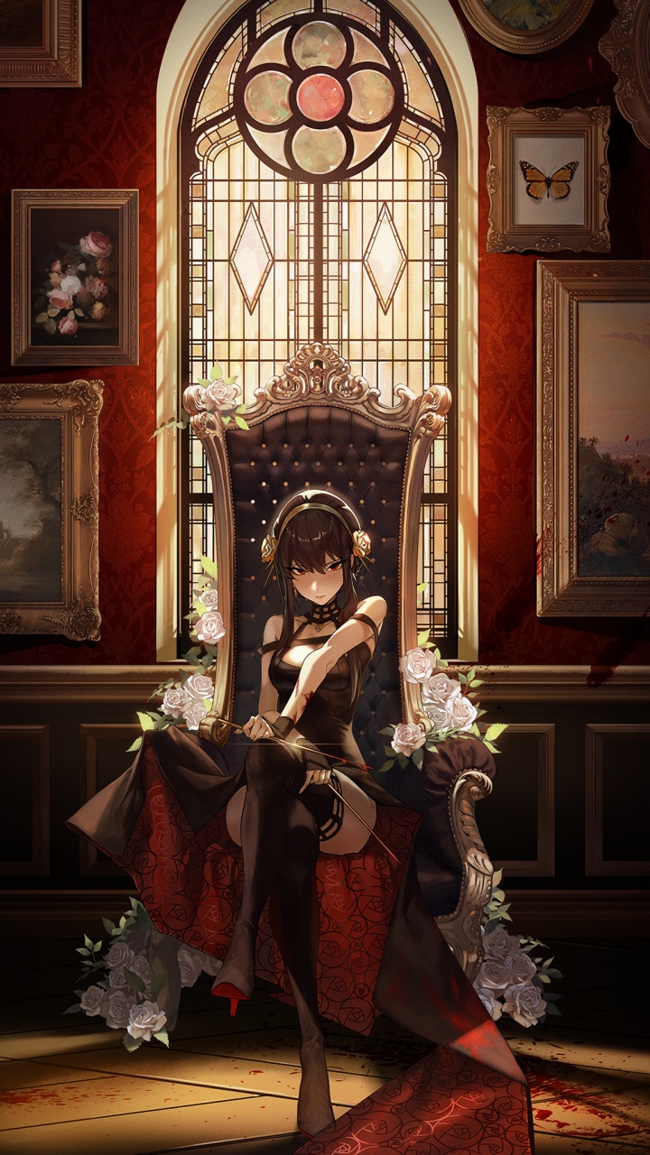 Обои шпион х семейная терновая принцесса, шпионская семья, твоя кузница, шпион х семья том 1, аниме в разрешении 720x1280