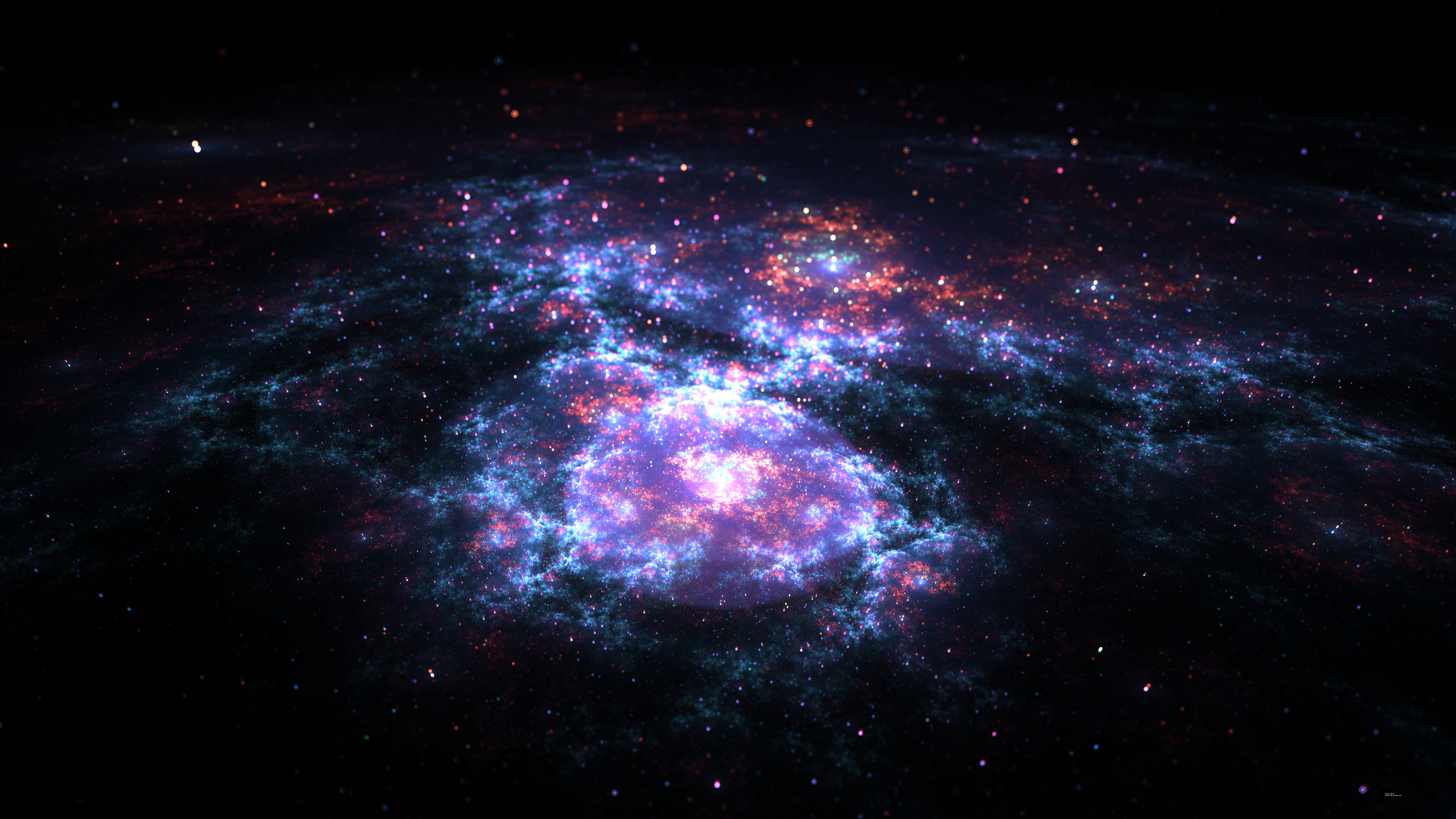 Обои космическое пространство, Галактика, атмосфера, астрономический объект, космос в разрешении 3840x2160