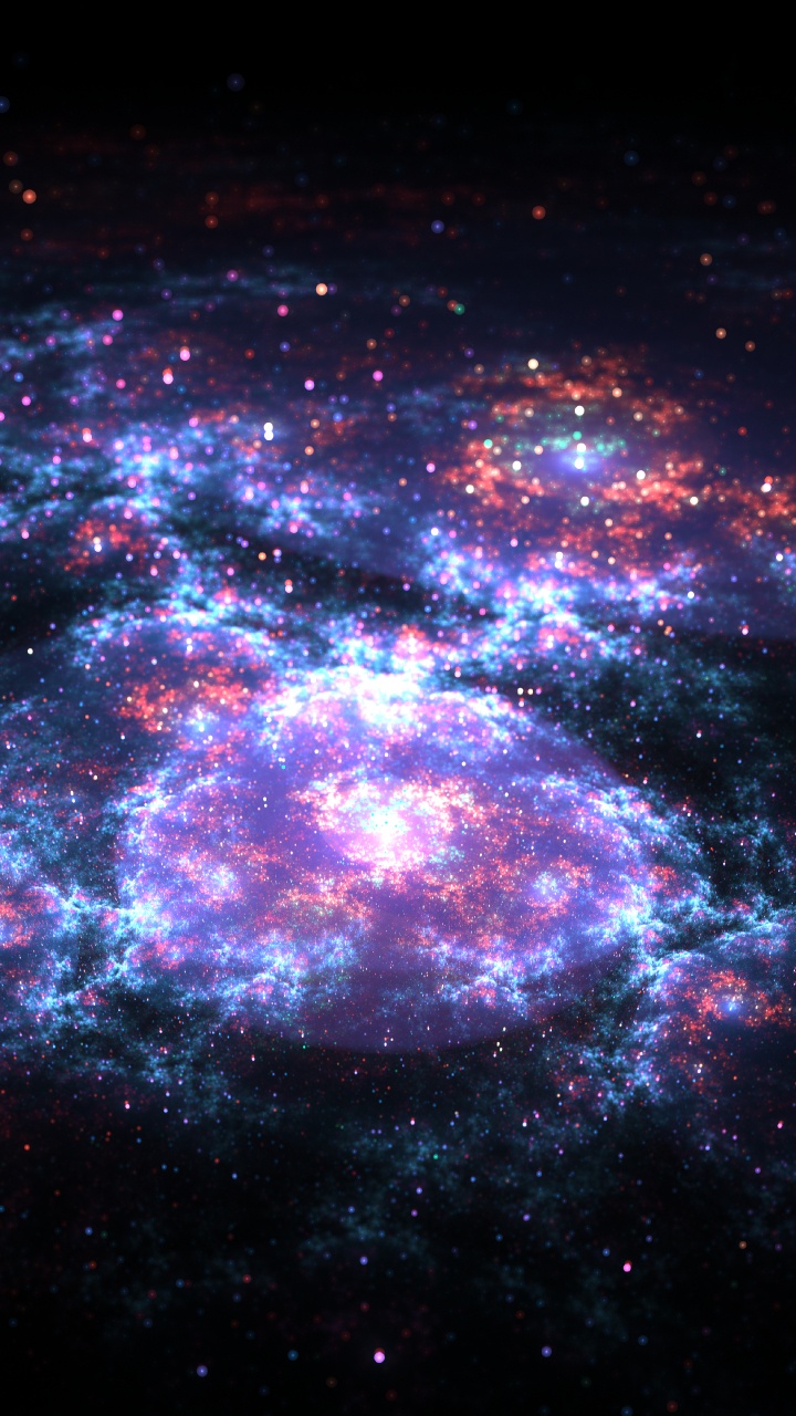 Обои космическое пространство, Галактика, атмосфера, астрономический объект, космос в разрешении 720x1280