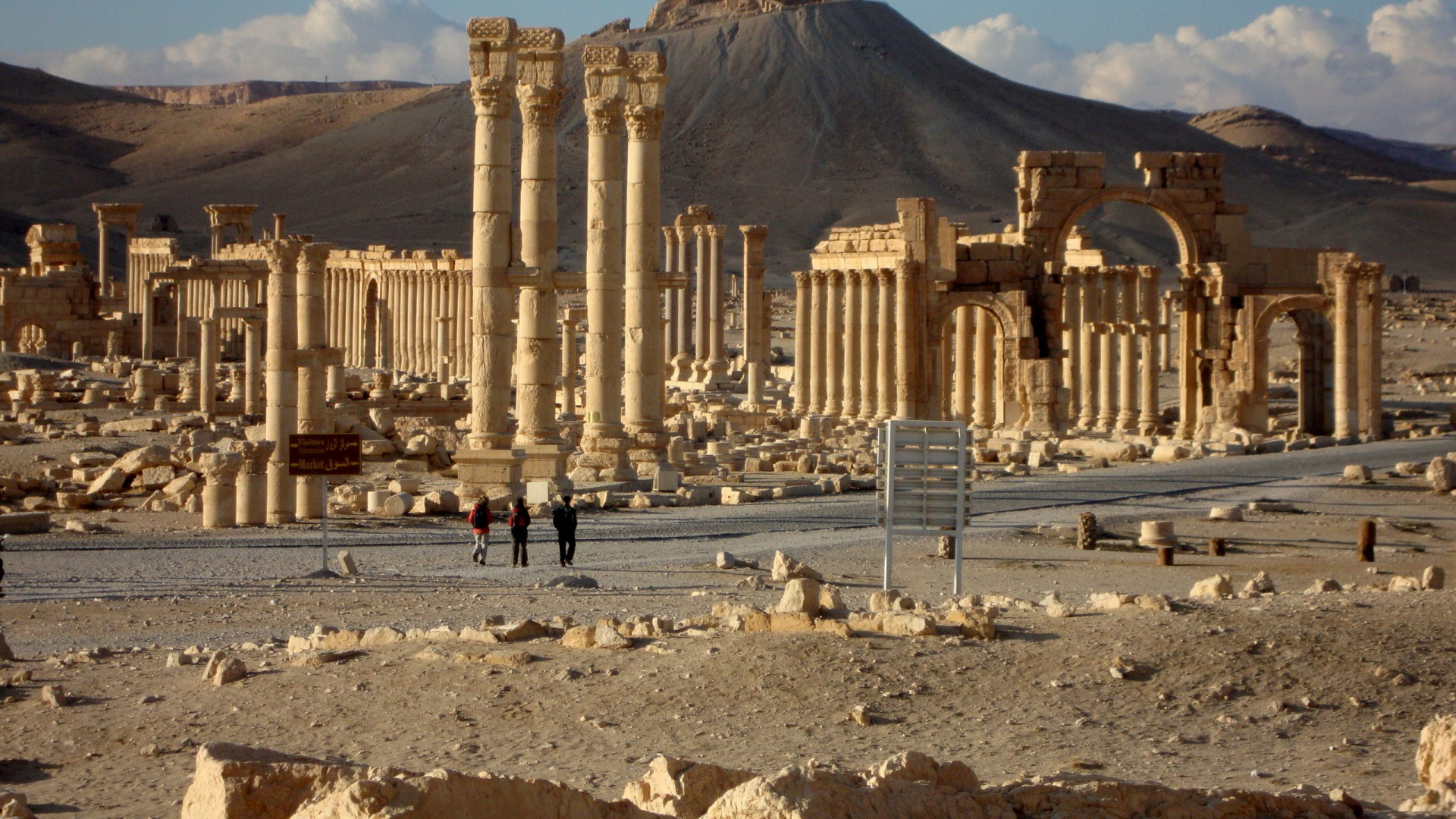 Обои история, древняя история, развалины, историческое место, Древний римской архитектуры в разрешении 1920x1080