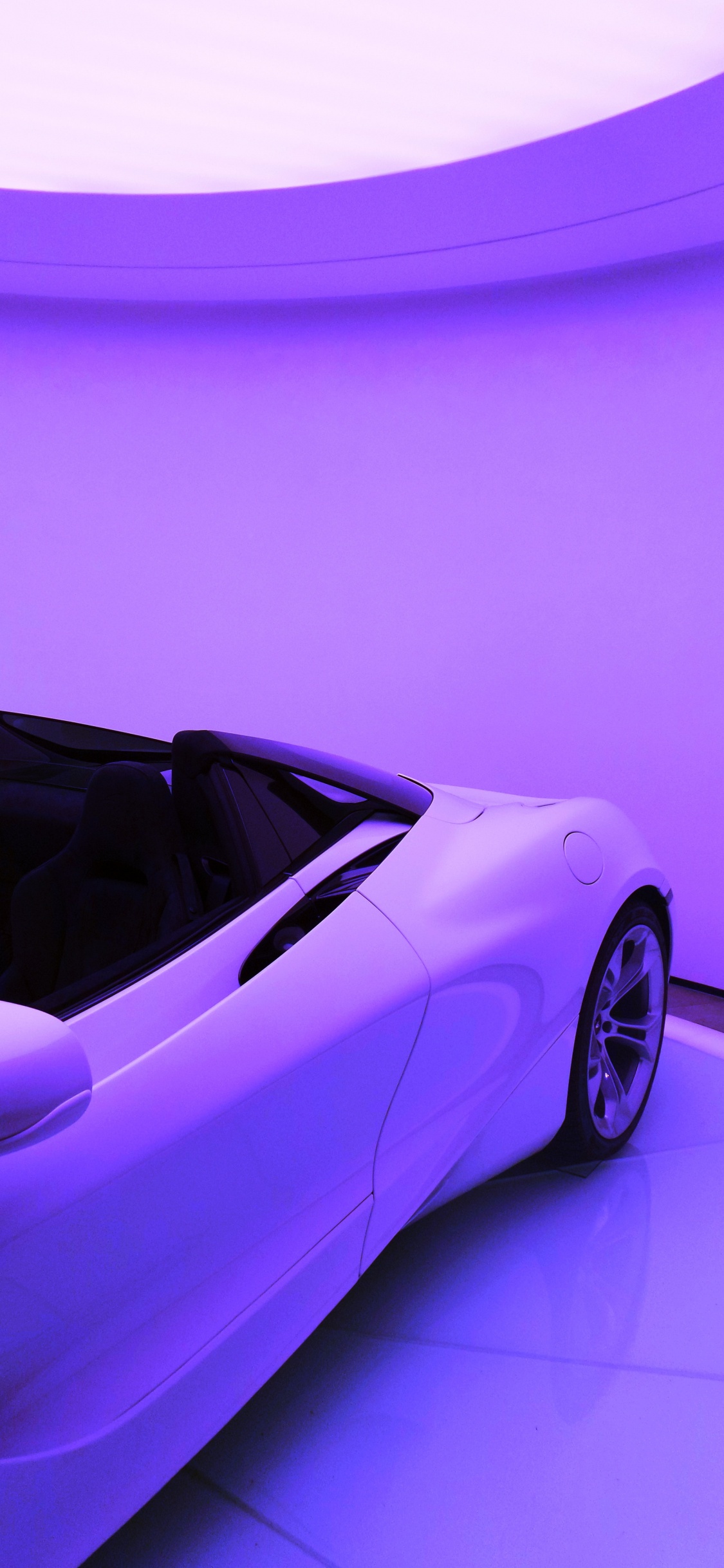 Обои суперкар, спорткар, двери автомобиля, Авто шоу, материальное свойство в разрешении 1125x2436