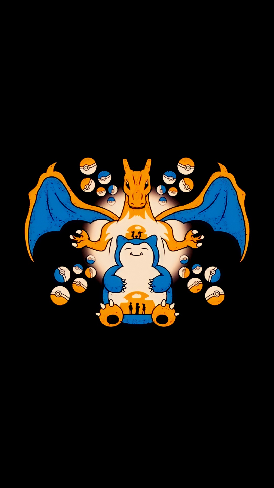 Обои иллюстрация, амолед, OPPO, мультфильм, анимация в разрешении 1080x1920