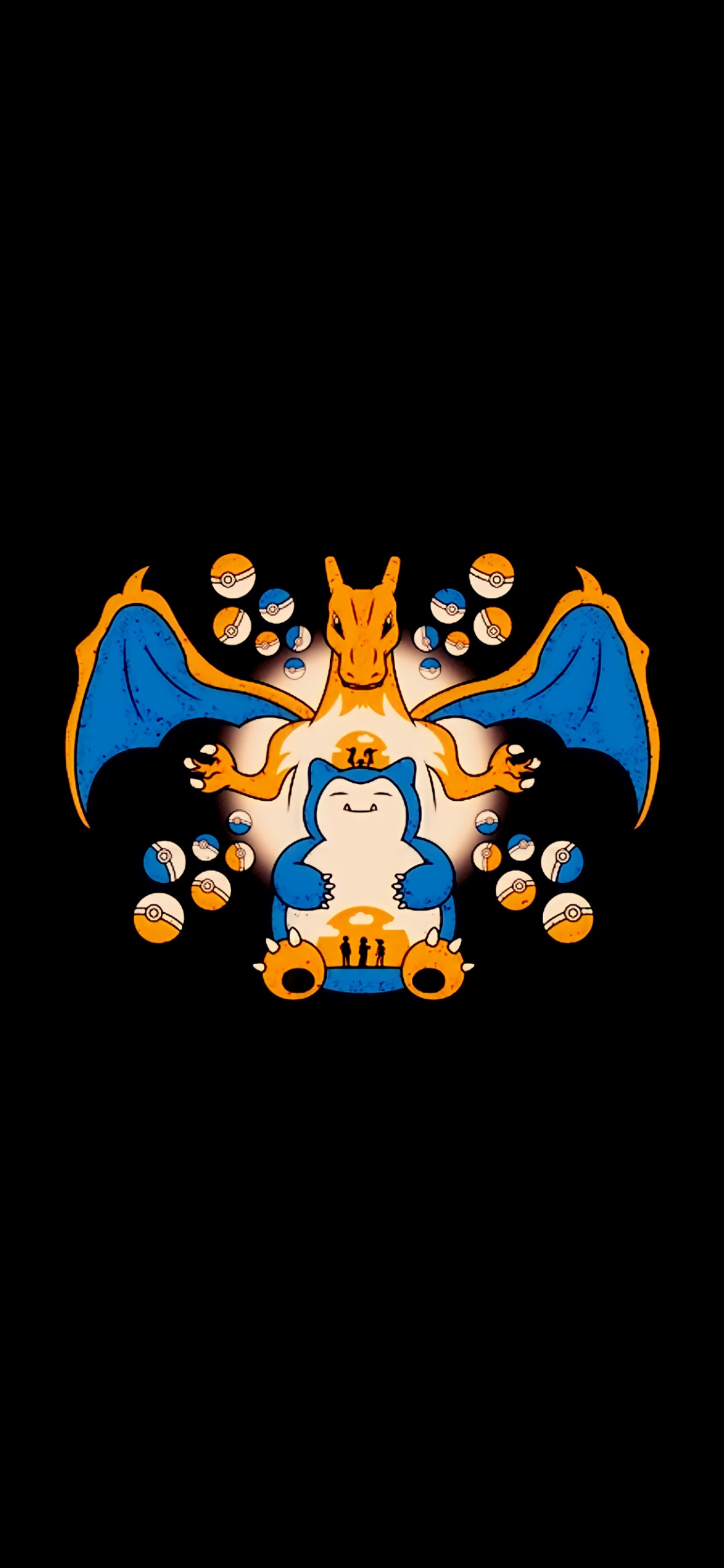 Обои иллюстрация, амолед, OPPO, мультфильм, анимация в разрешении 1125x2436