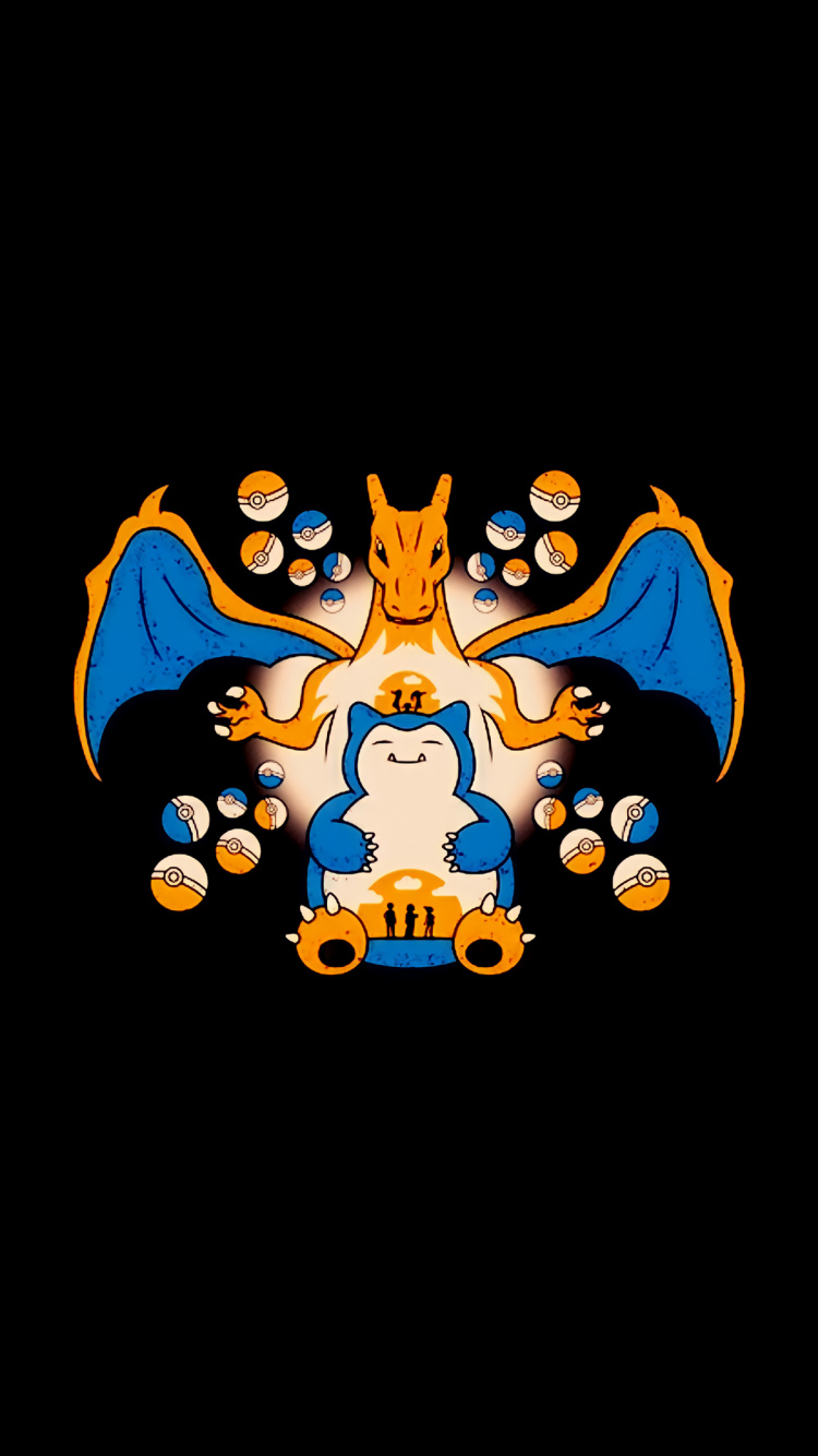 Обои иллюстрация, амолед, OPPO, мультфильм, анимация в разрешении 750x1334