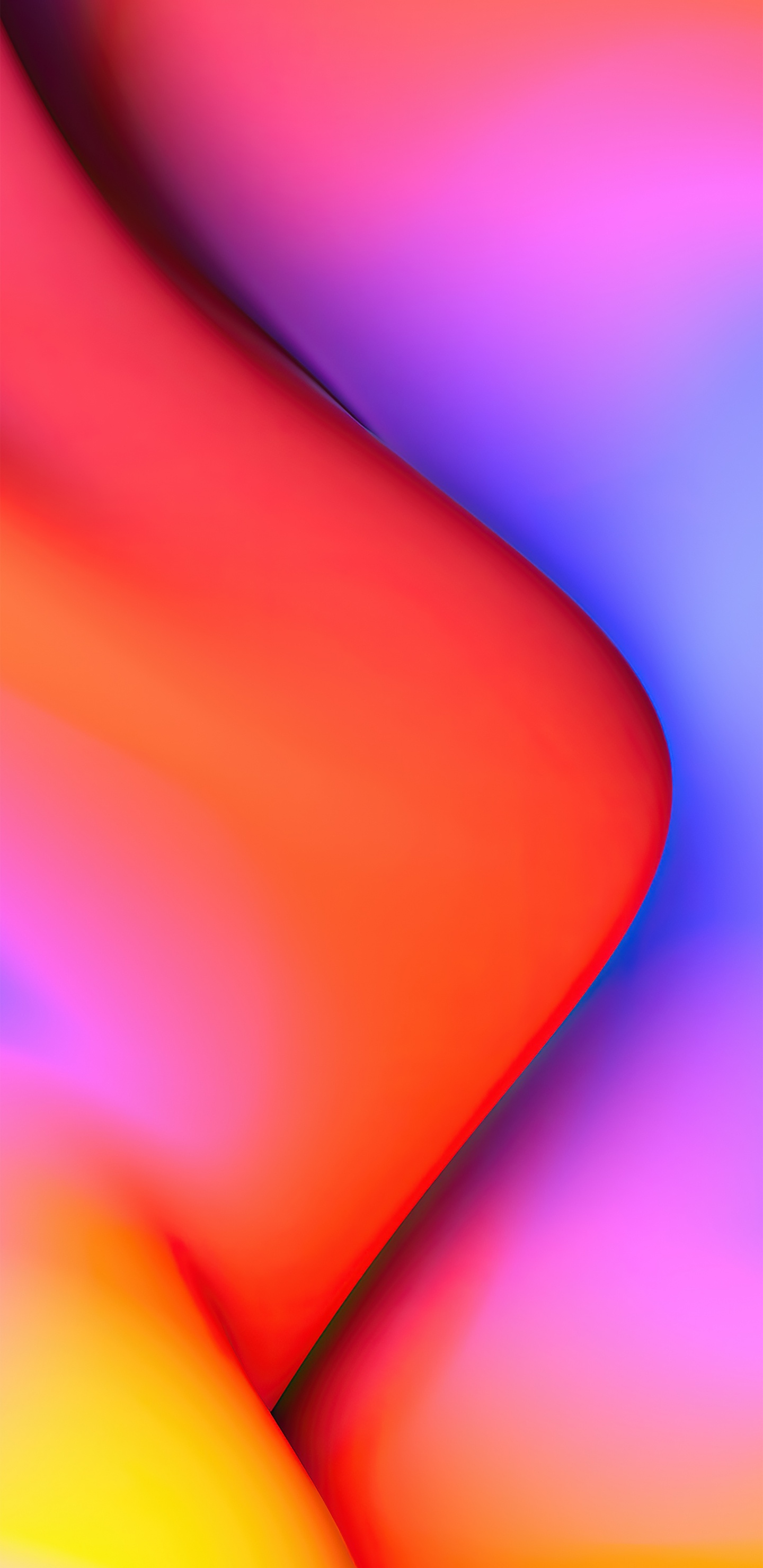 Обои арт, красочность, материальное свойство, полутона и оттенки, пурпурный цвет в разрешении 1440x2960