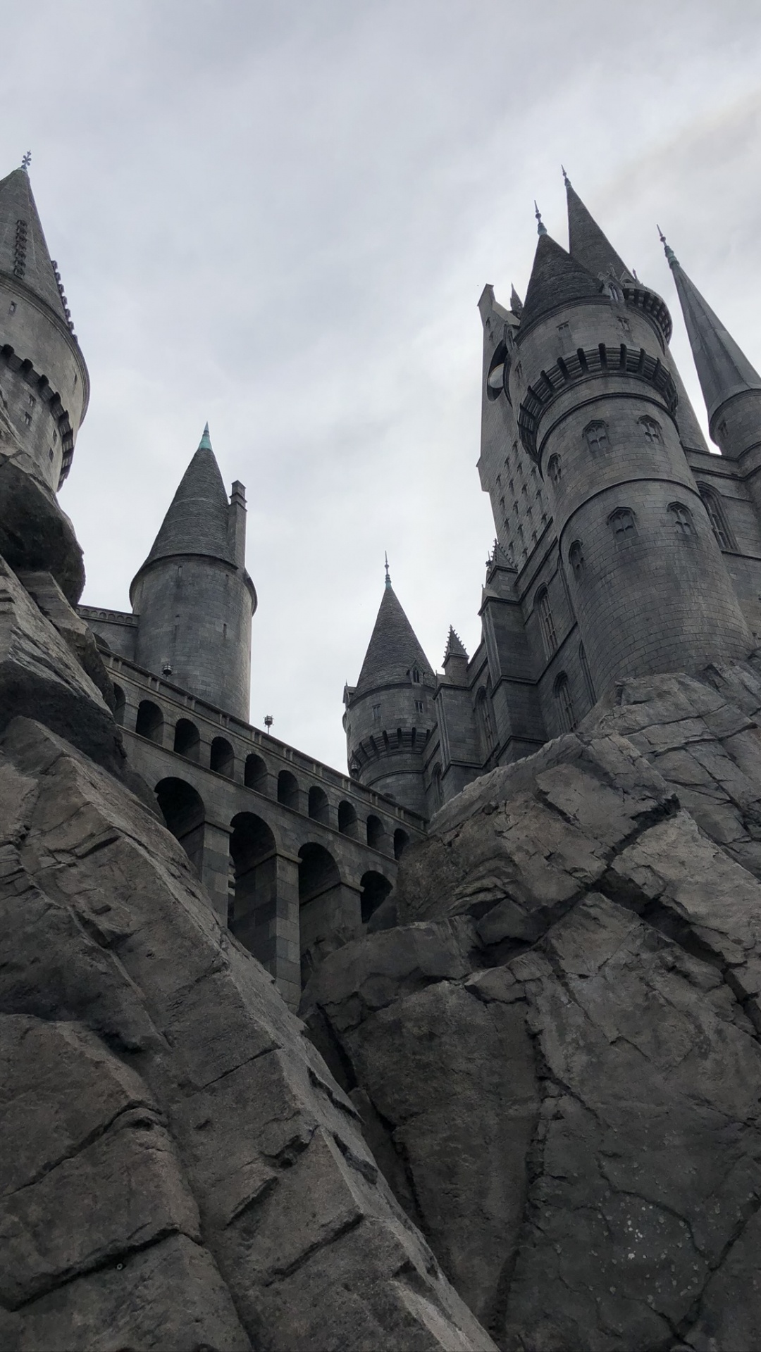 Обои Гарри Поттер, Хогвартс, замок, Лорд Волдеморт, ориентир в разрешении 1080x1920