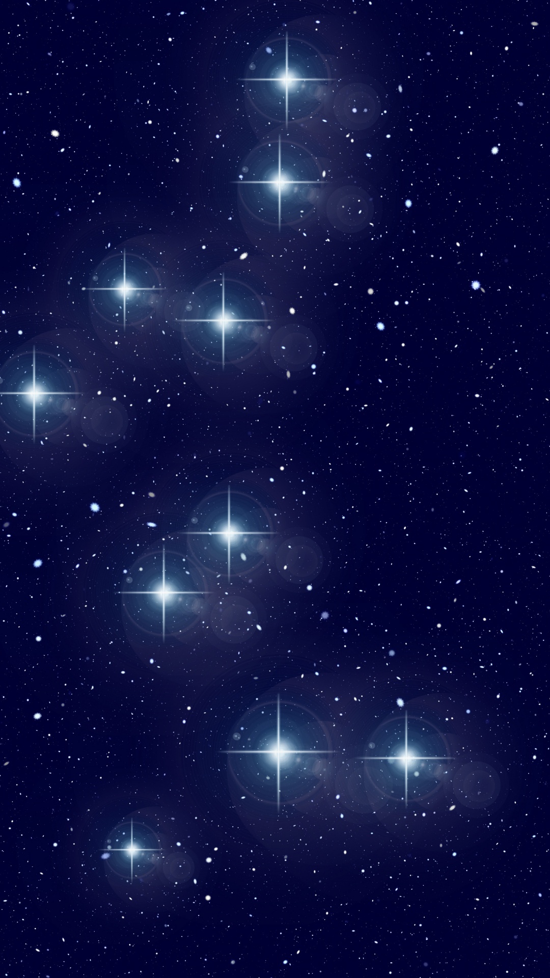 Обои Астрономия, Созвездие, Галактика, звезда, синий в разрешении 1080x1920