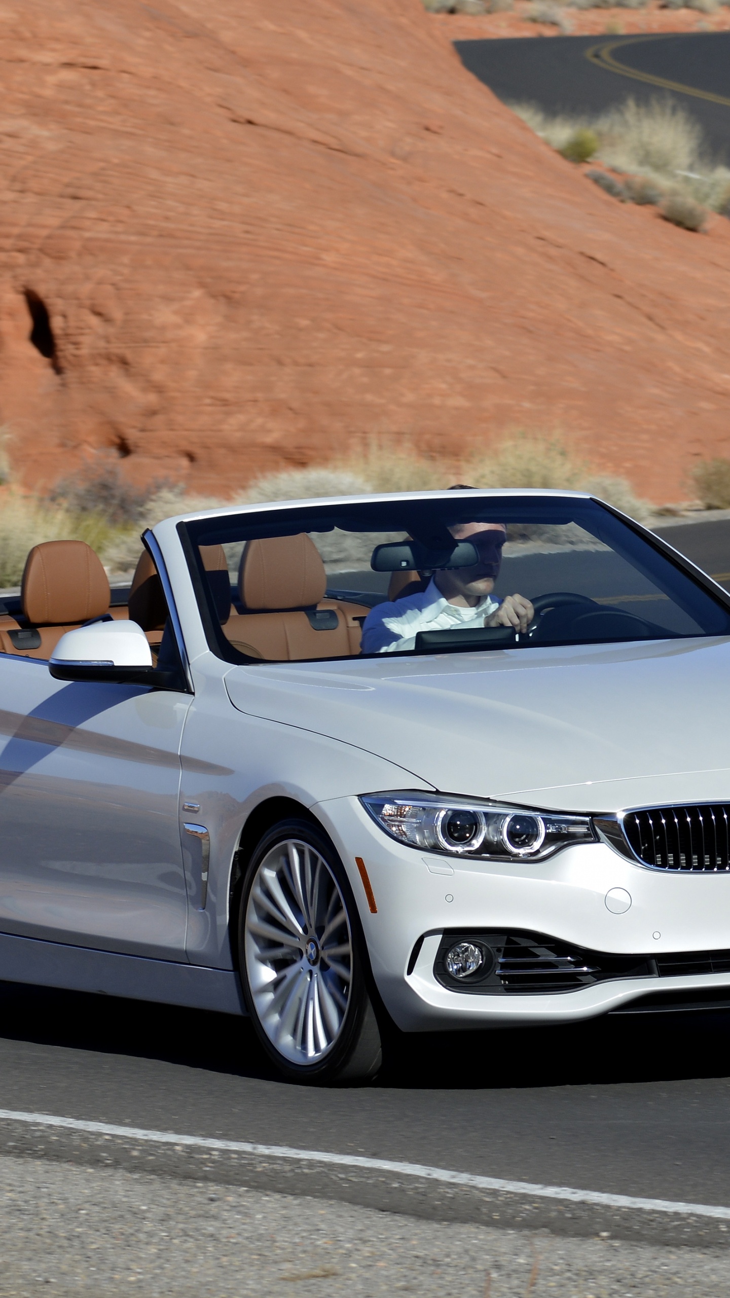 Обои БМВ 435i Кабриолет 2014, bmw, авто, bmw 3 серии, Кабриолет в разрешении 1440x2560