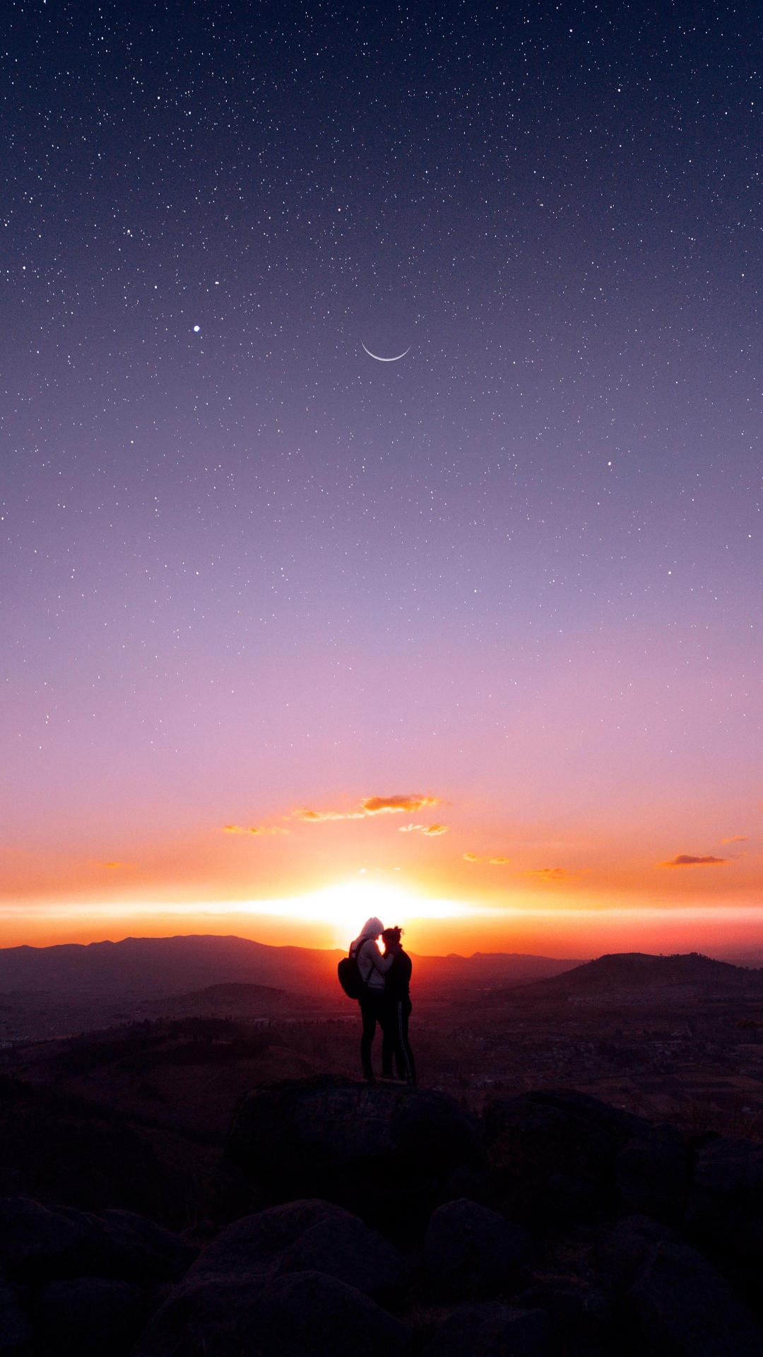 Обои облако, атмосфера, экорегион, свет, послесвечение в разрешении 1080x1920