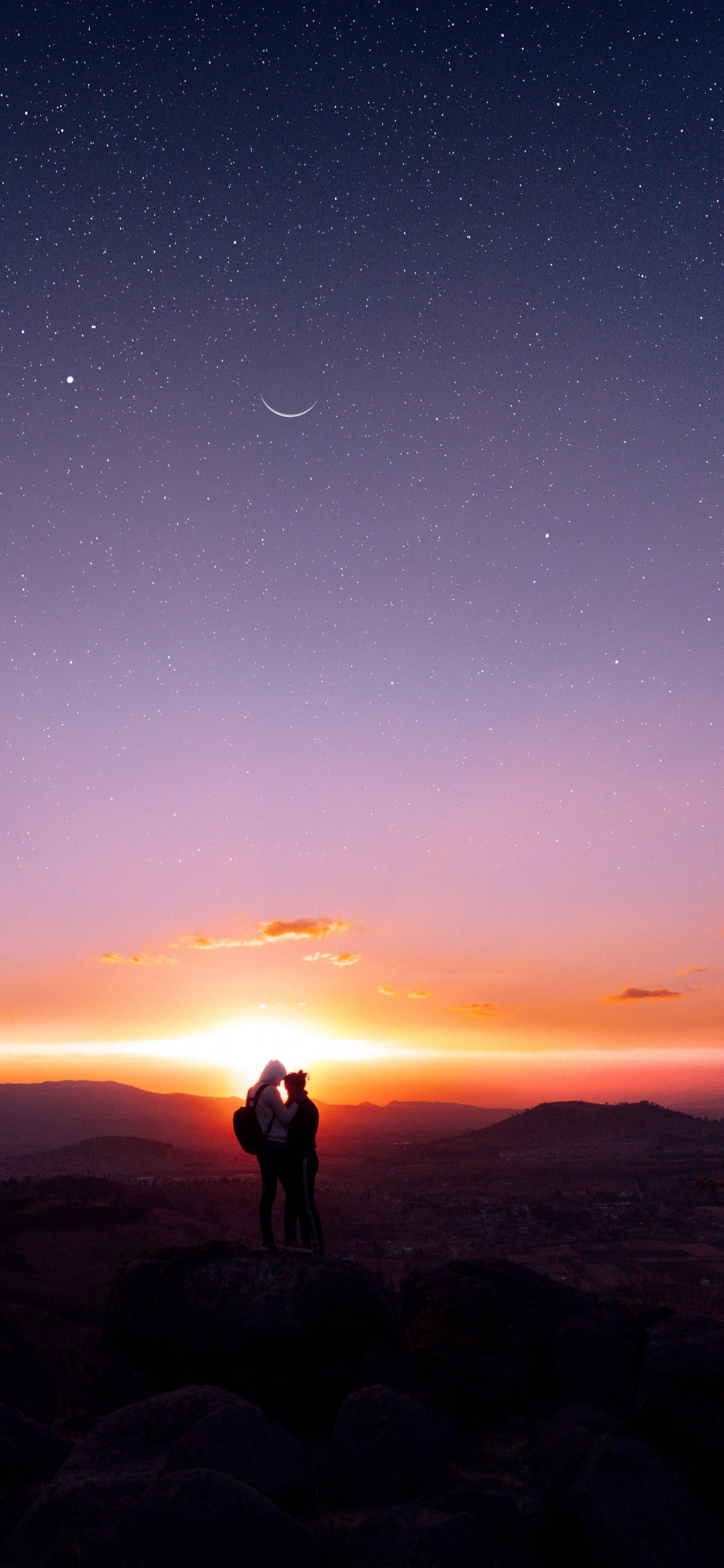 Обои облако, атмосфера, экорегион, свет, послесвечение в разрешении 1242x2688