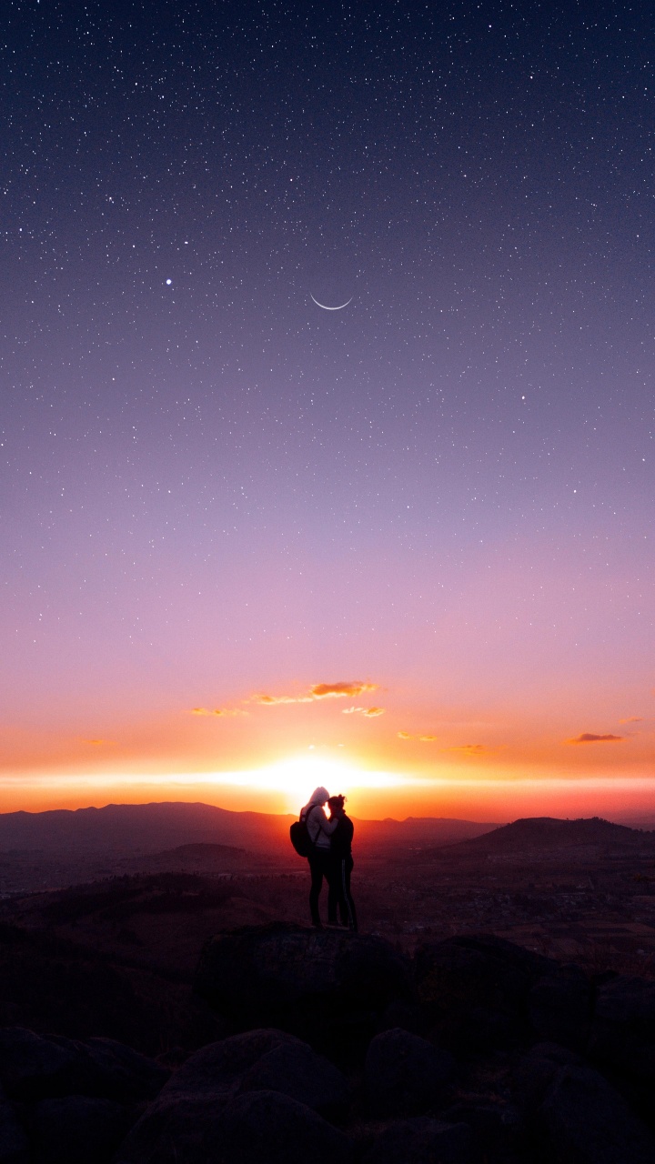 Обои облако, атмосфера, экорегион, свет, послесвечение в разрешении 720x1280