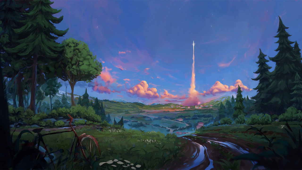 Обои денис истомин тихий, облако, растение, окружающая среда, природный ландшафт в разрешении 1280x720