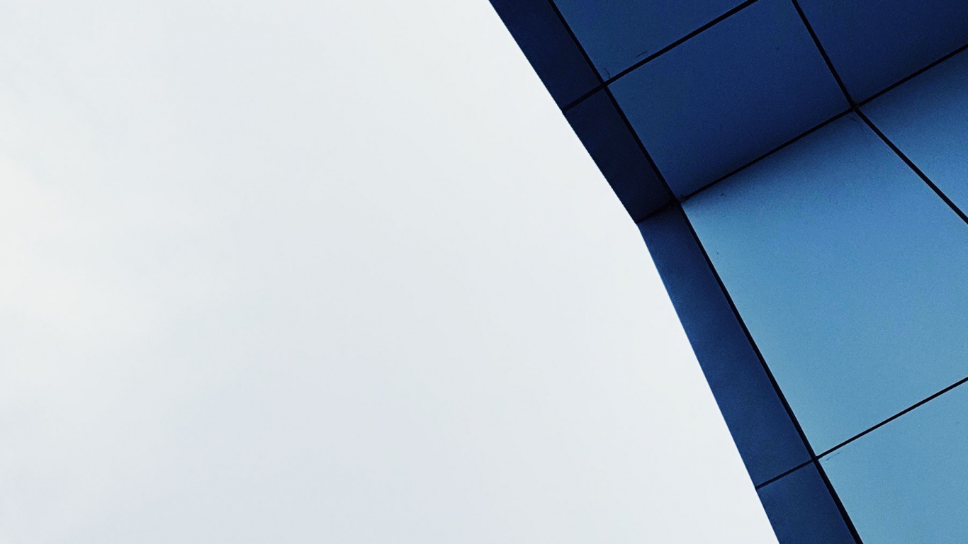 Обои угол, геометрия, прямоугольник, облако, параллель в разрешении 1366x768