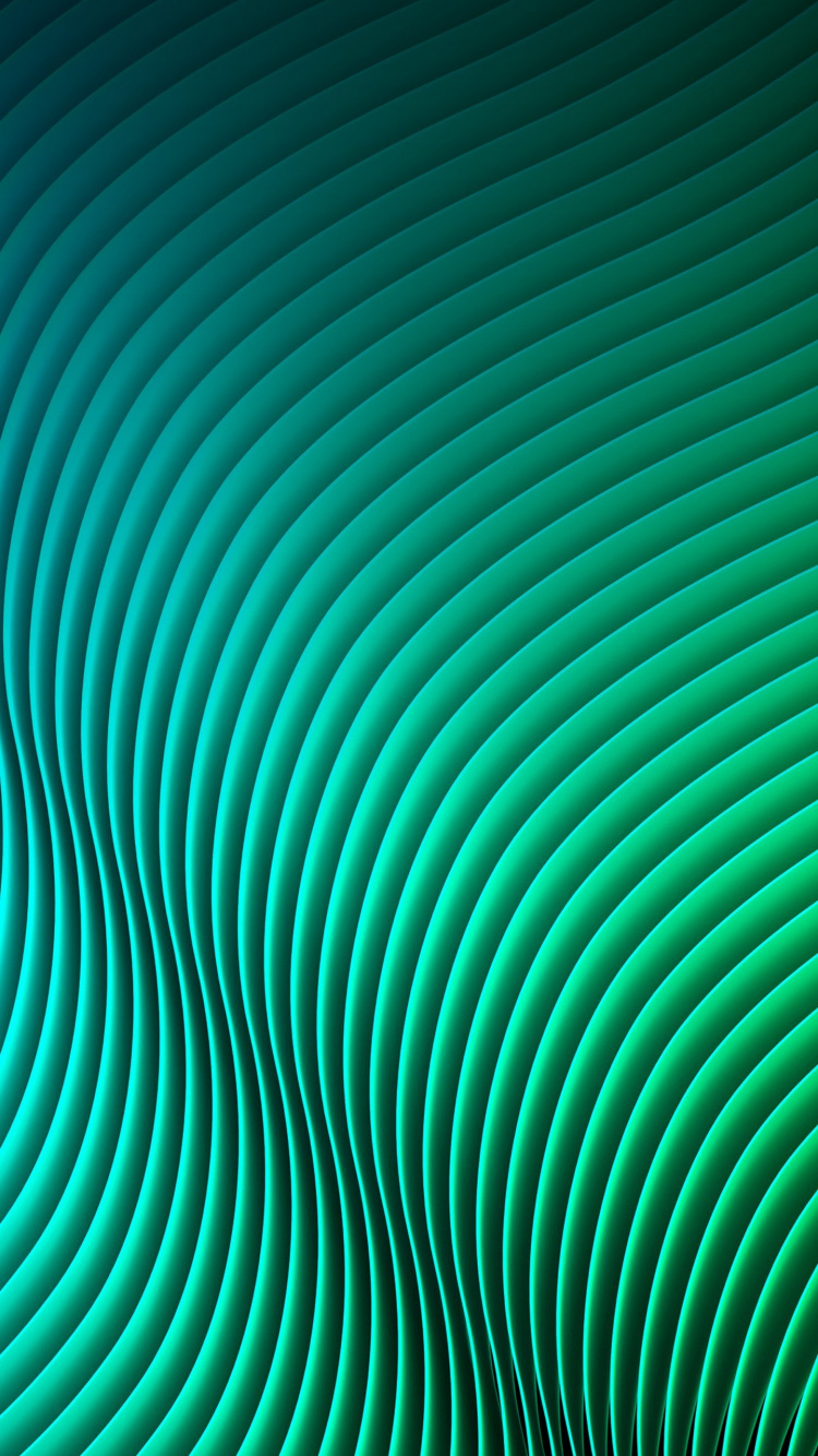 Обои LG, LG V30, смартфон, синий, зеленый в разрешении 750x1334