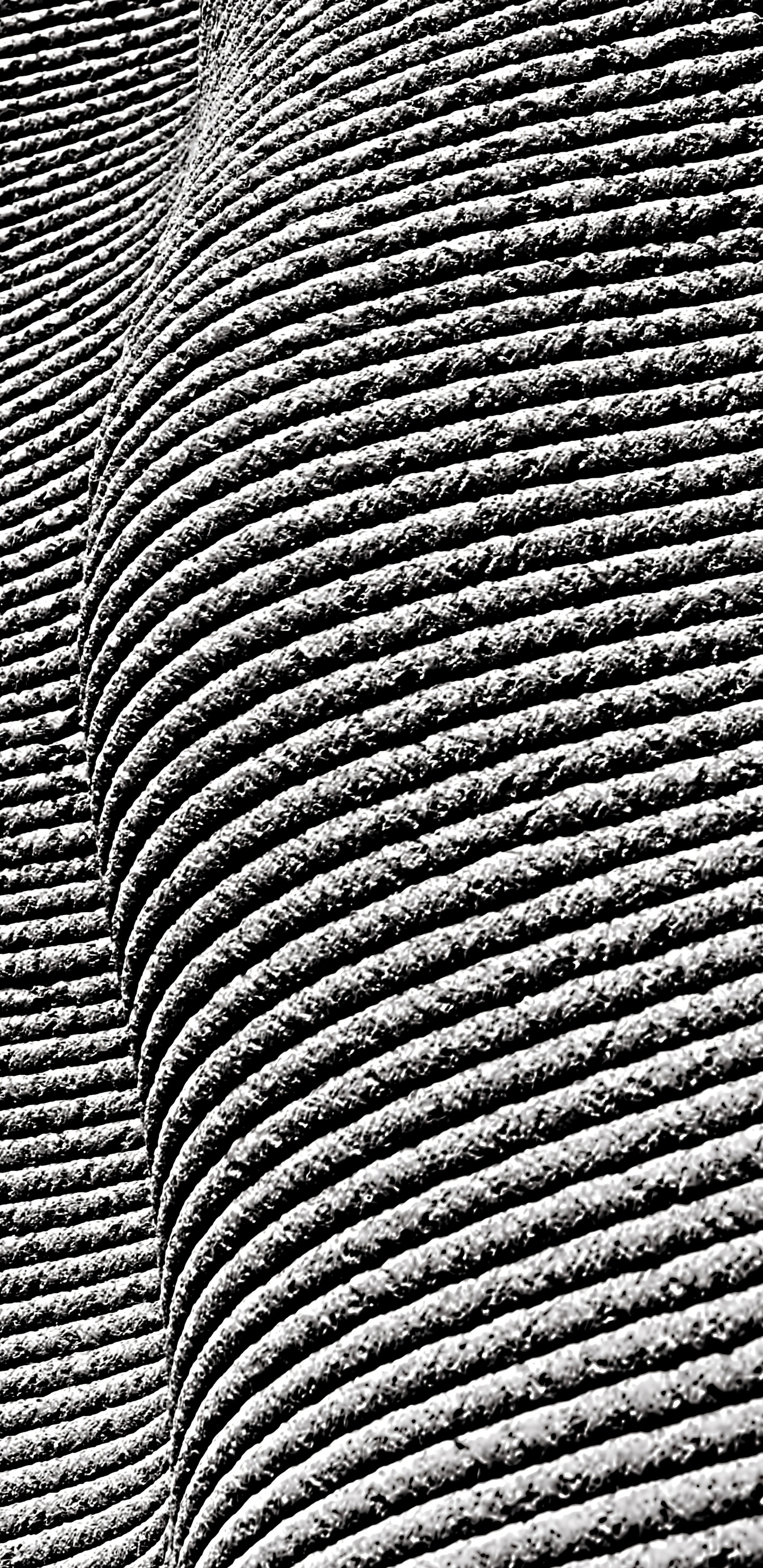 Обои черный и белый, узор, монохромный, черный, Сербия в разрешении 1440x2960