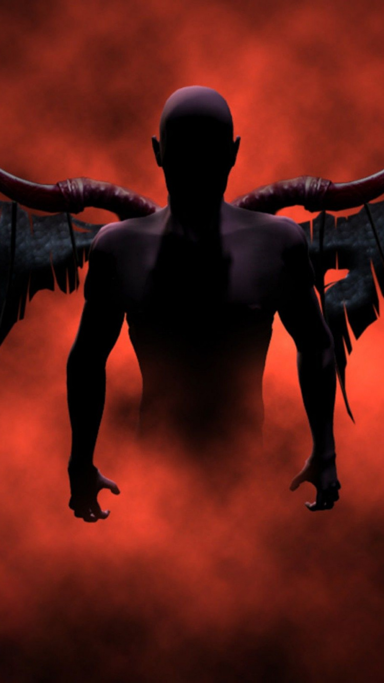 Обои ангел, крыло, арт, анимация, мифология в разрешении 750x1334