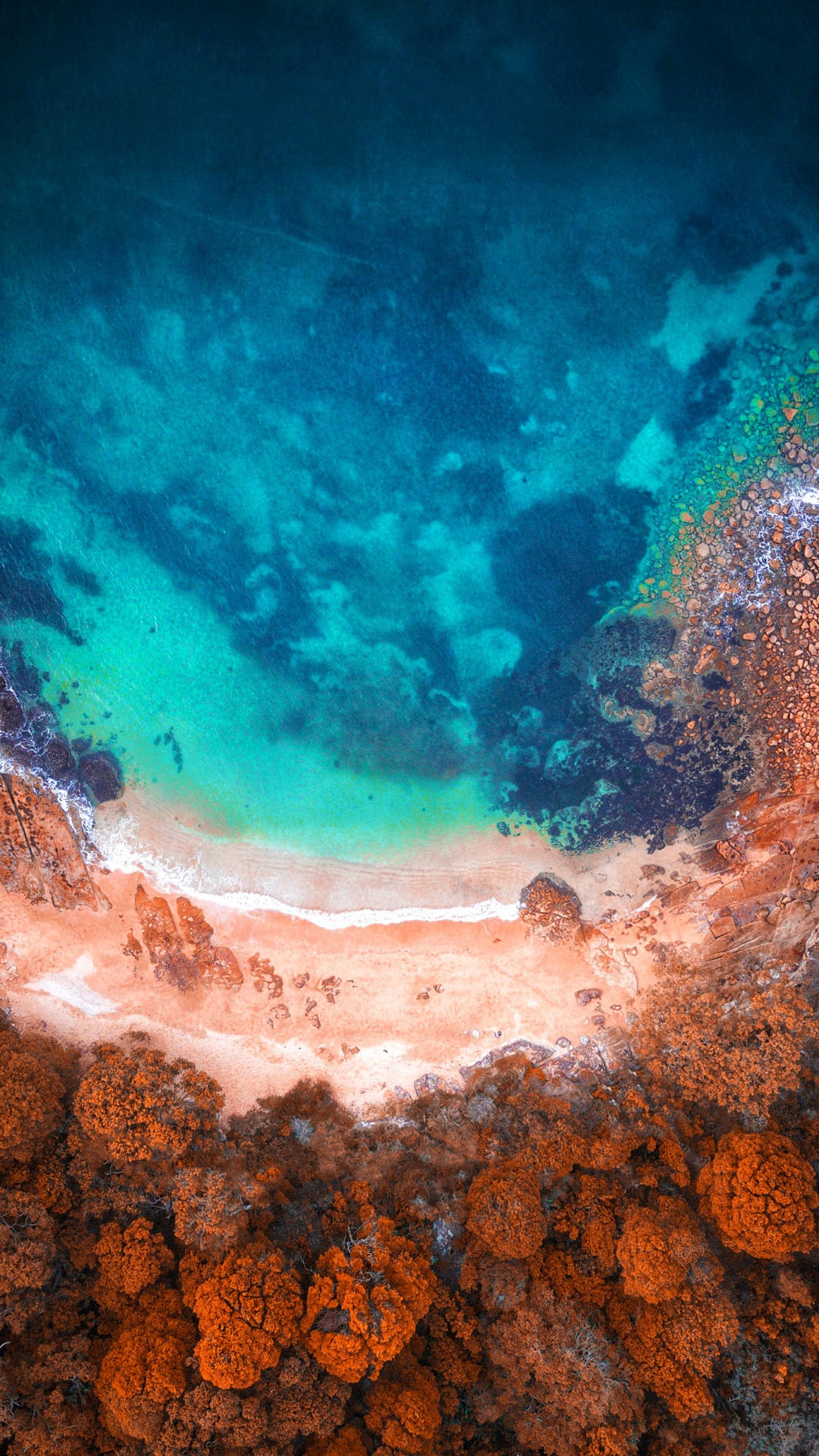 Обои пляж, облако, вода, гидроресурсы, атмосфера в разрешении 1080x1920