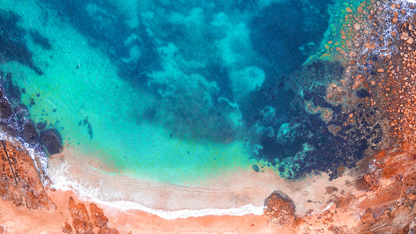 Обои пляж, облако, вода, гидроресурсы, атмосфера в разрешении 1366x768